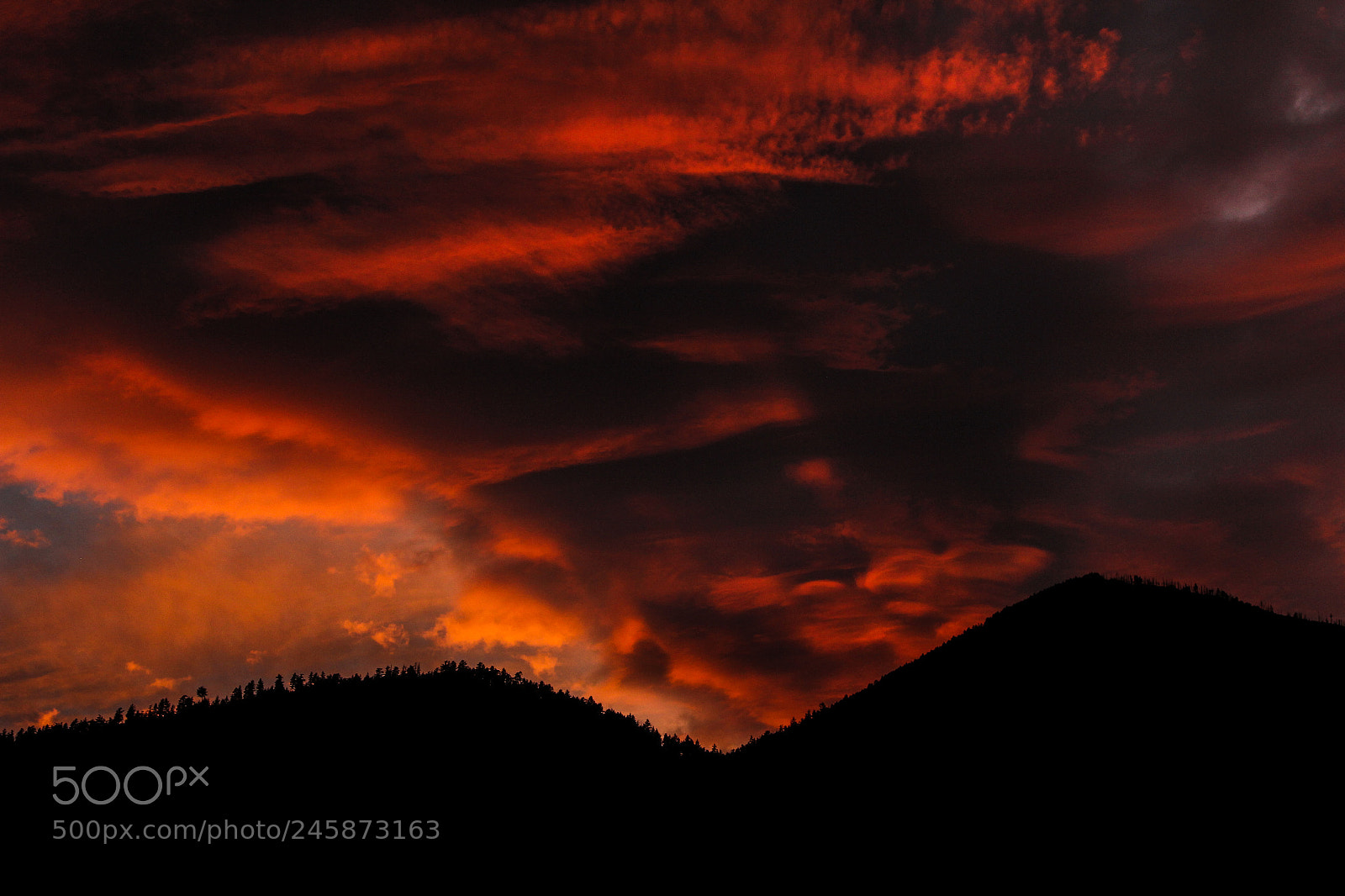 Canon EOS 60D sample photo. Red sky at night photography