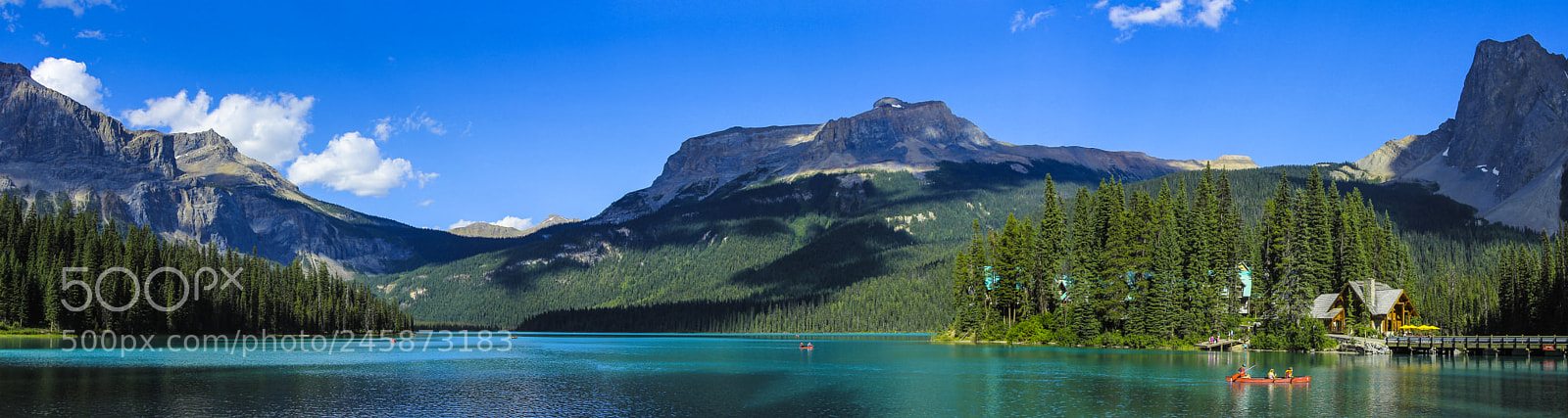 Canon EOS 60D sample photo. Emerald lake panorama photography