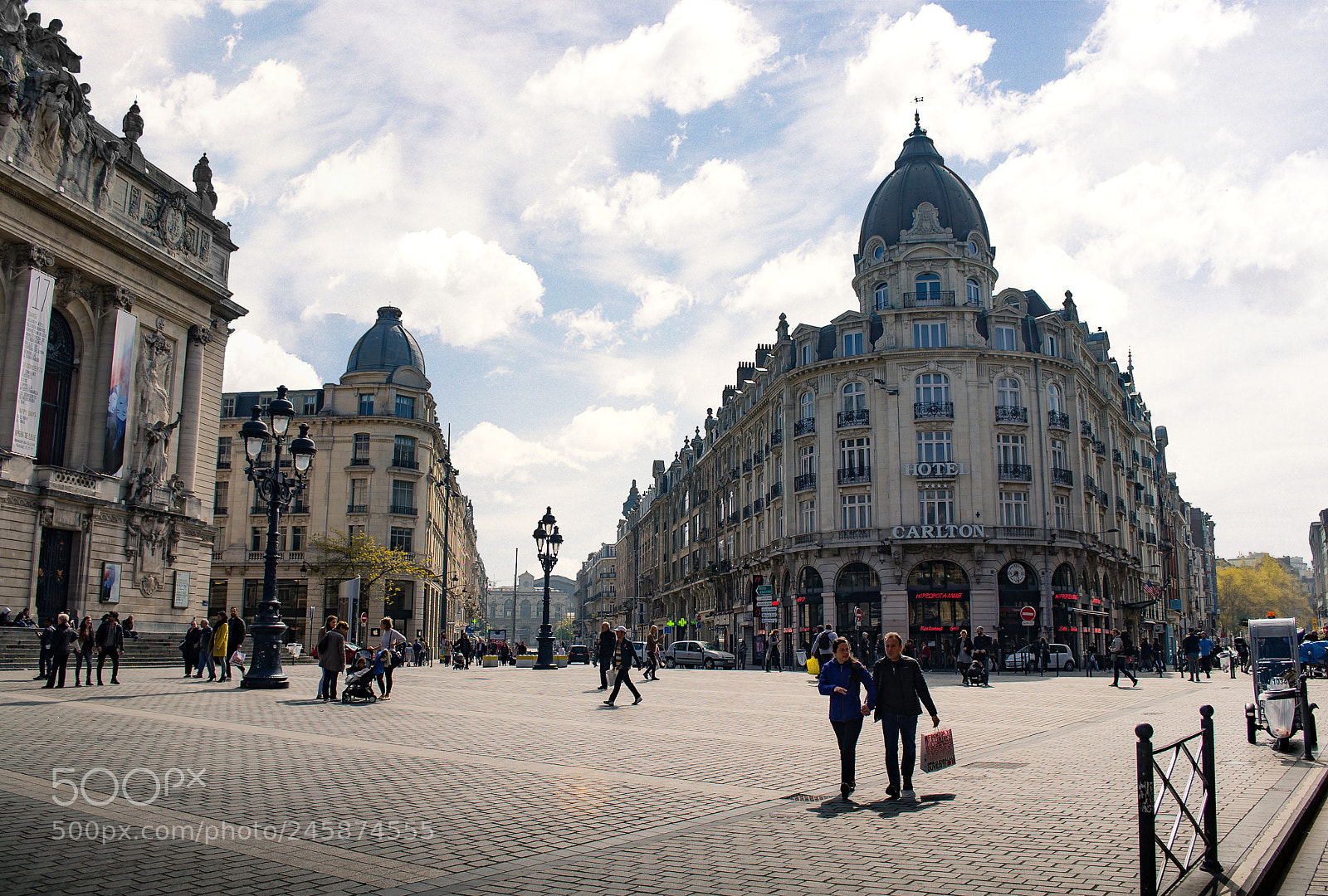 Nikon D3100 sample photo. Place du th tre photography