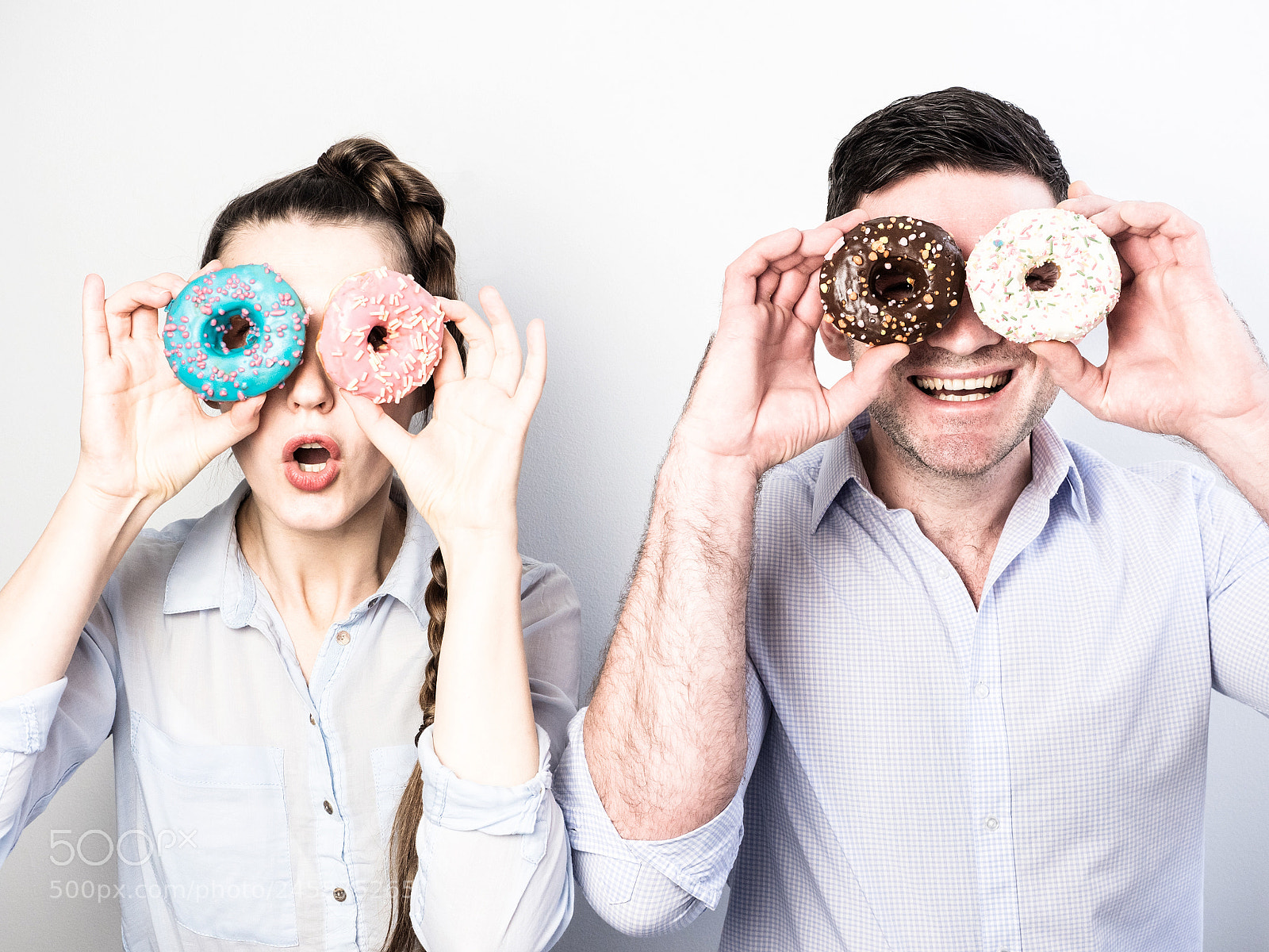 Olympus OM-D E-M5 II sample photo. Funny couple with colorful photography