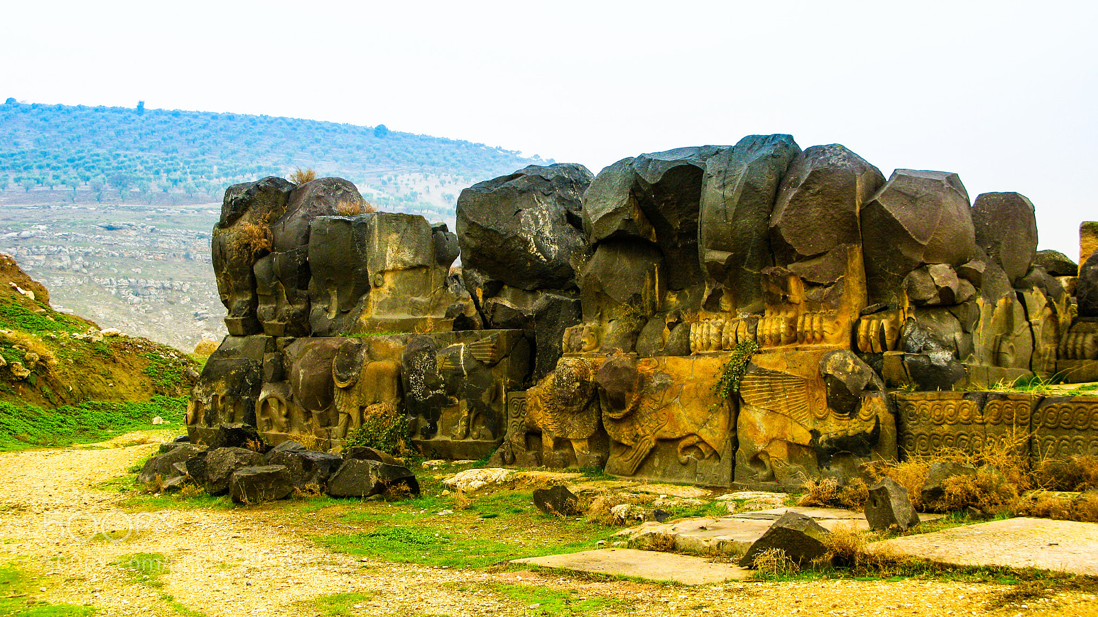 Canon POWERSHOT G9 sample photo. Ruins of ain dara photography