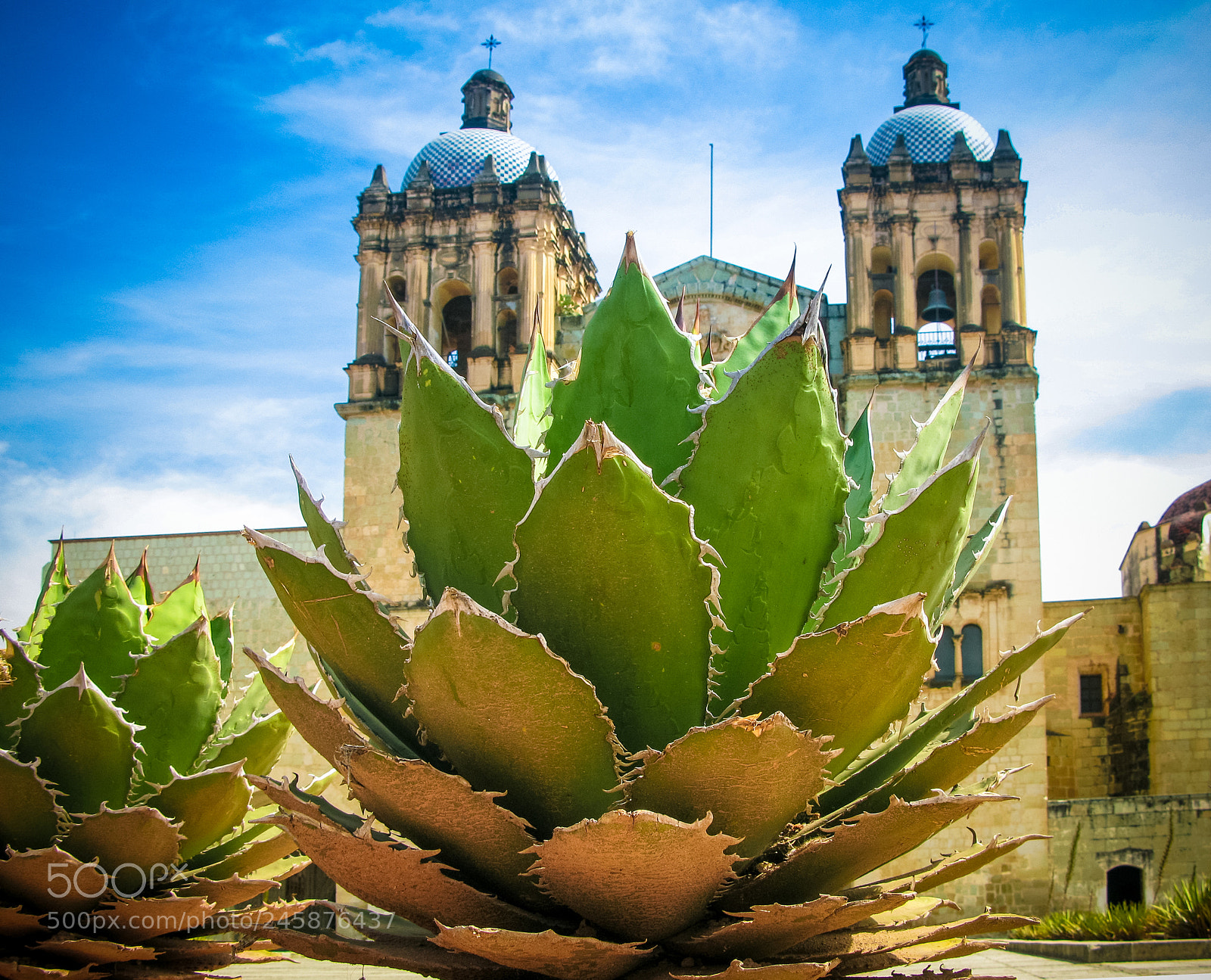 Canon POWERSHOT G9 sample photo. View to oaxaca cathedral photography