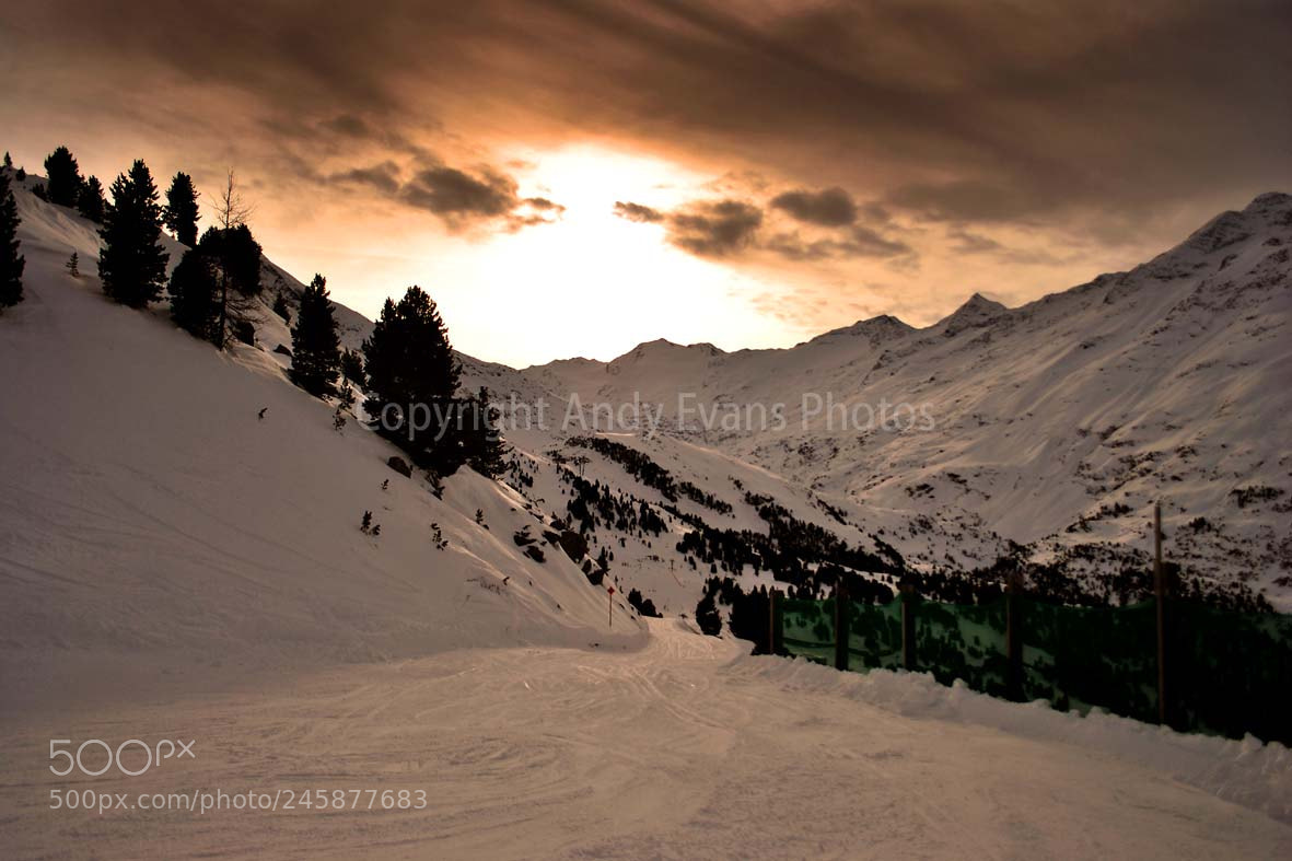 Nikon D3000 sample photo. Obergurgl hochgurgl otztal ski photography