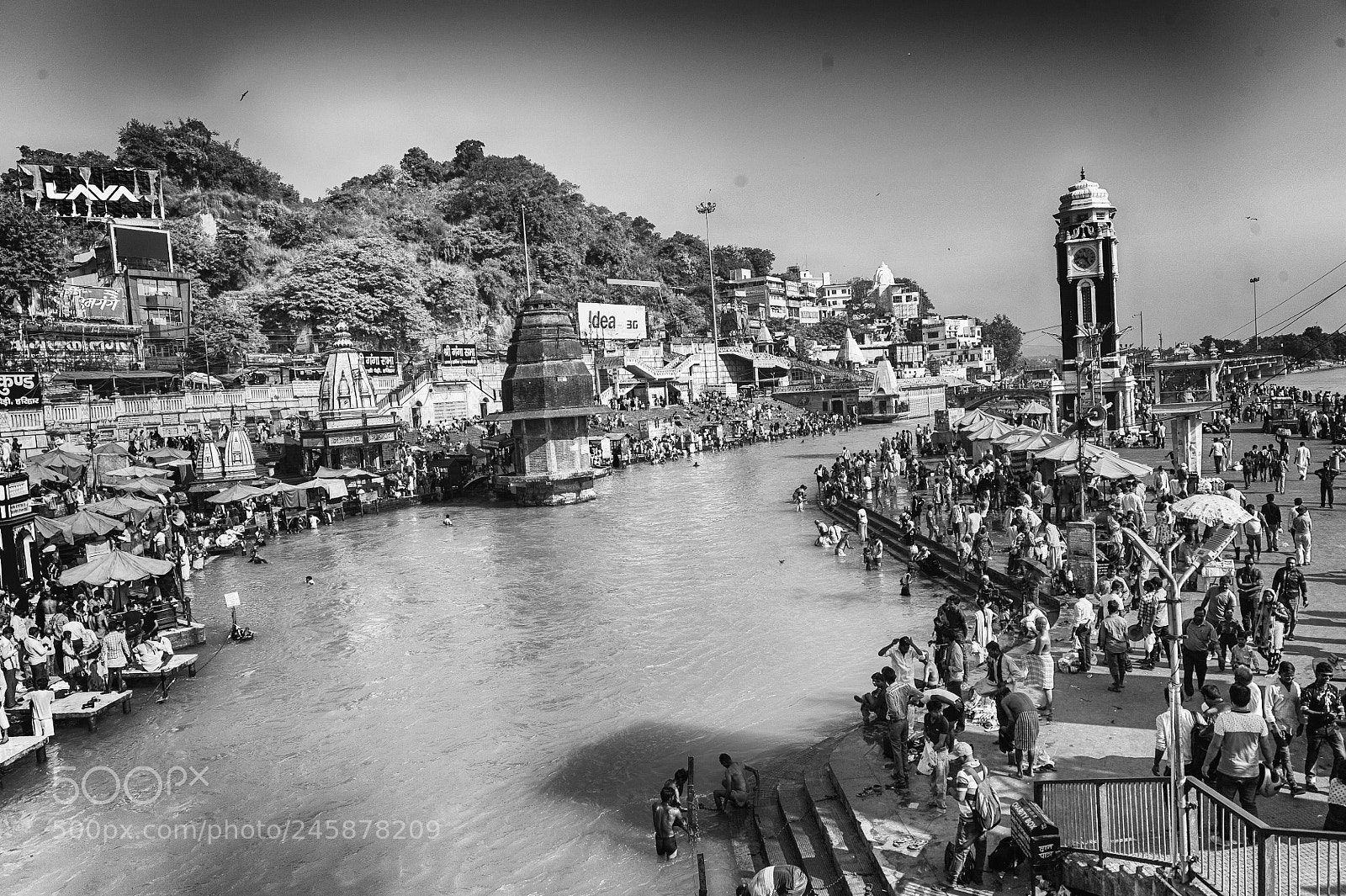 Nikon D700 sample photo. Haridwar le fleuve dieu. photography