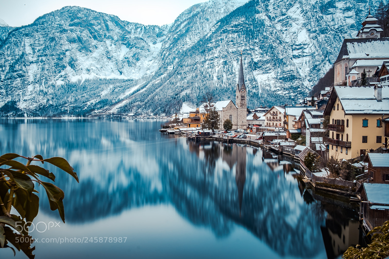Fujifilm X-T2 sample photo. Hallstatt in the winter photography