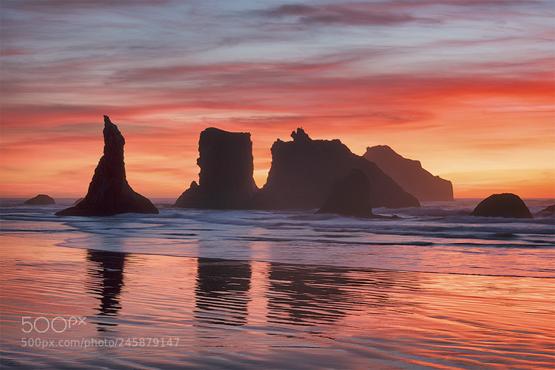 Nikon D7500 sample photo. Bandon sunset photography