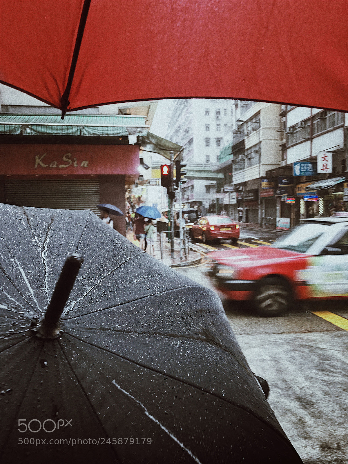 Apple iPhone 7 Plus sample photo. Umbrellas in hong kong photography