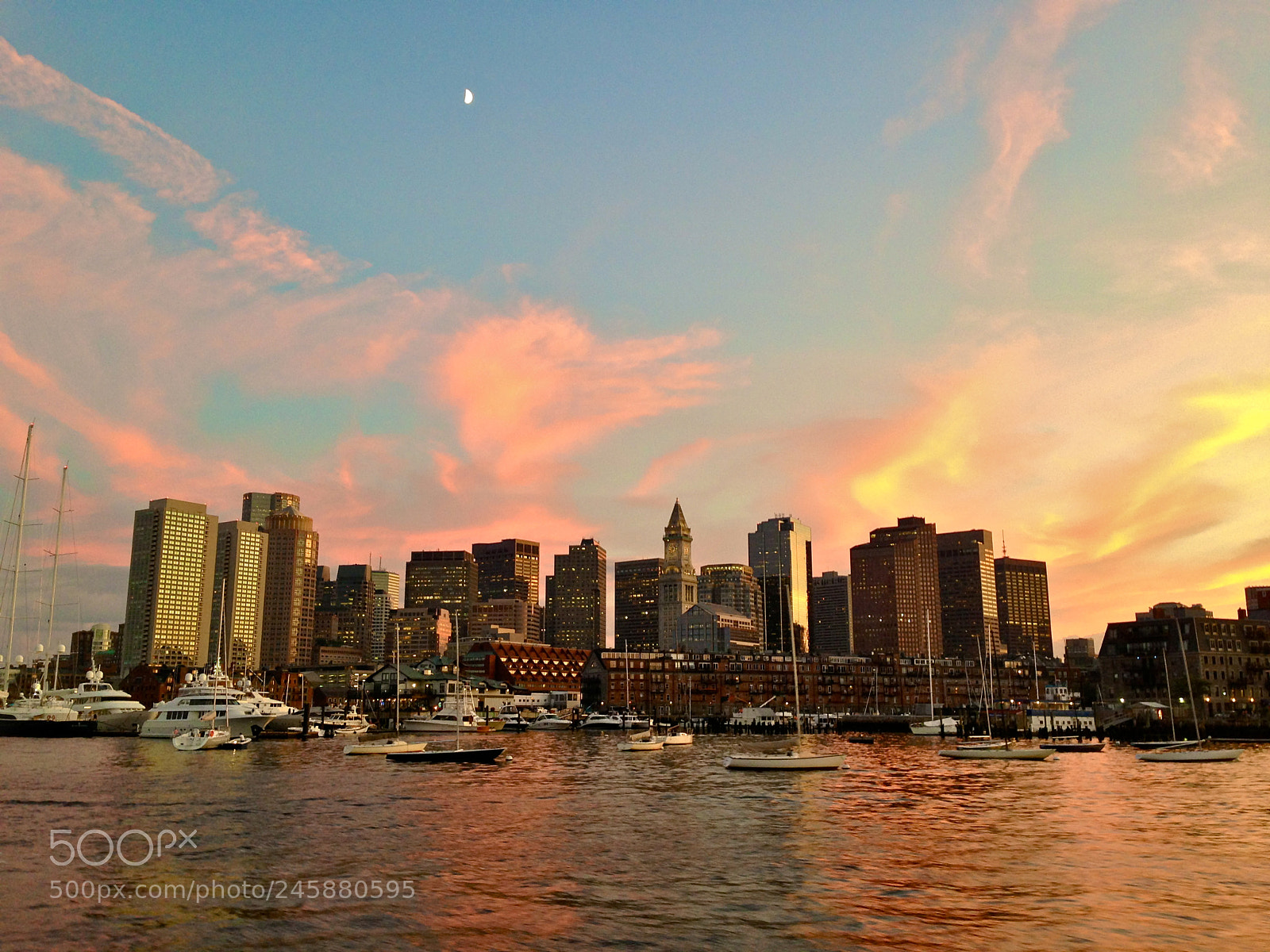 Apple iPhone 5 sample photo. Boston harbor photography