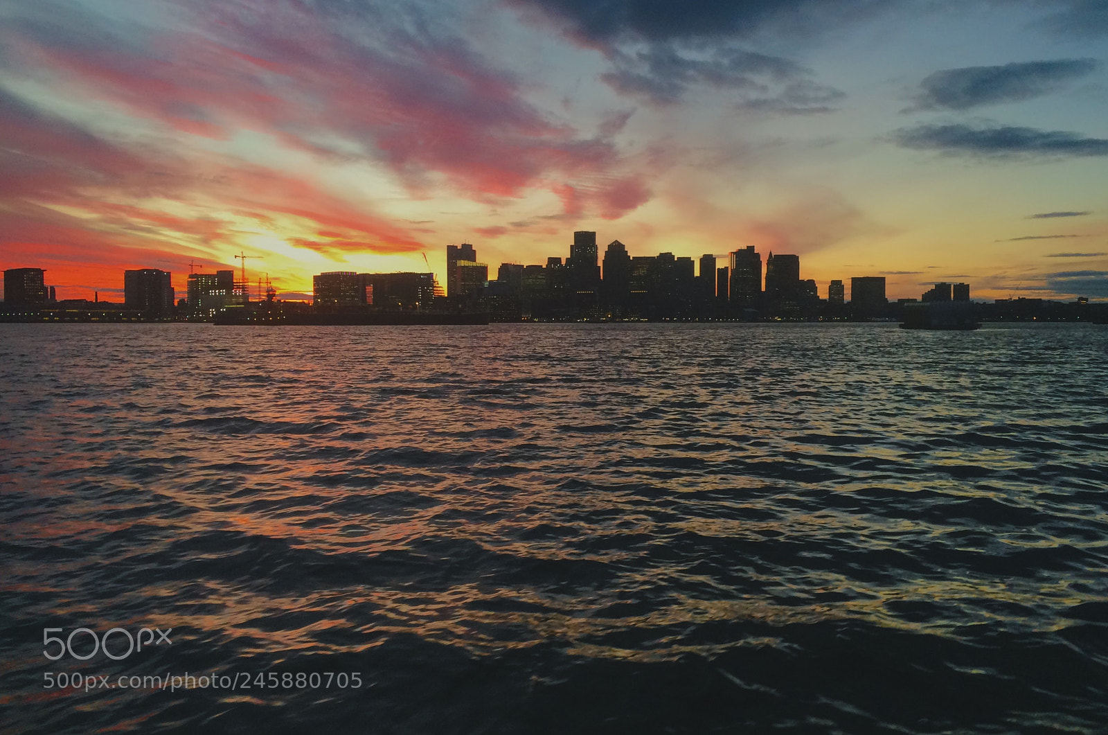 Apple iPhone 5s sample photo. Boston harbor photography