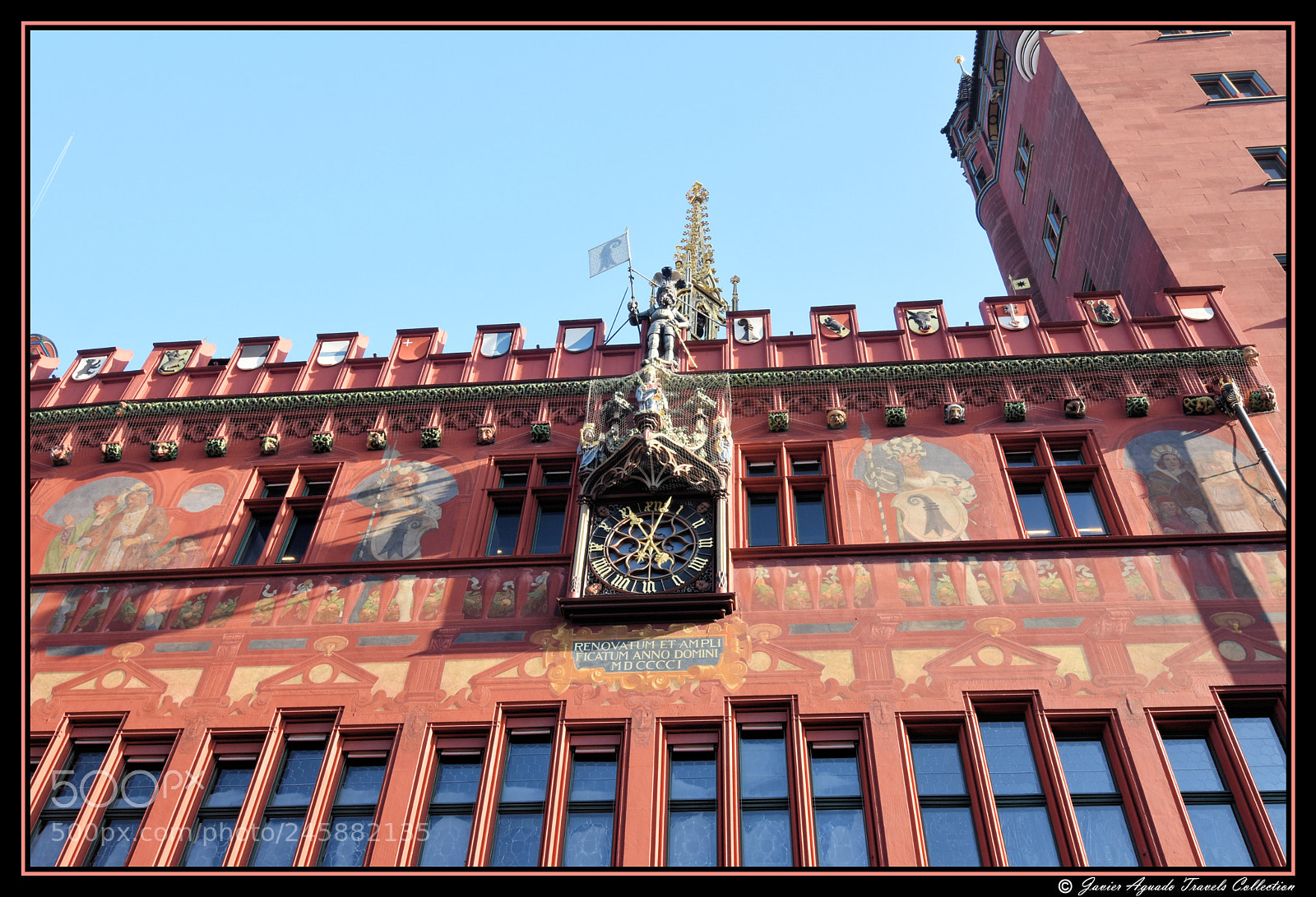 Nikon D7200 sample photo. Reloj ayuntamiento de basilea photography