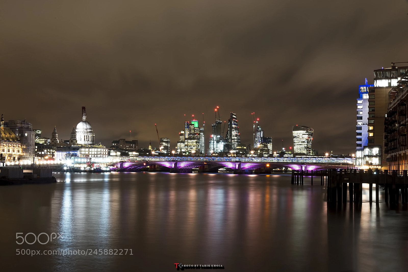 Nikon D810 sample photo. London night photography