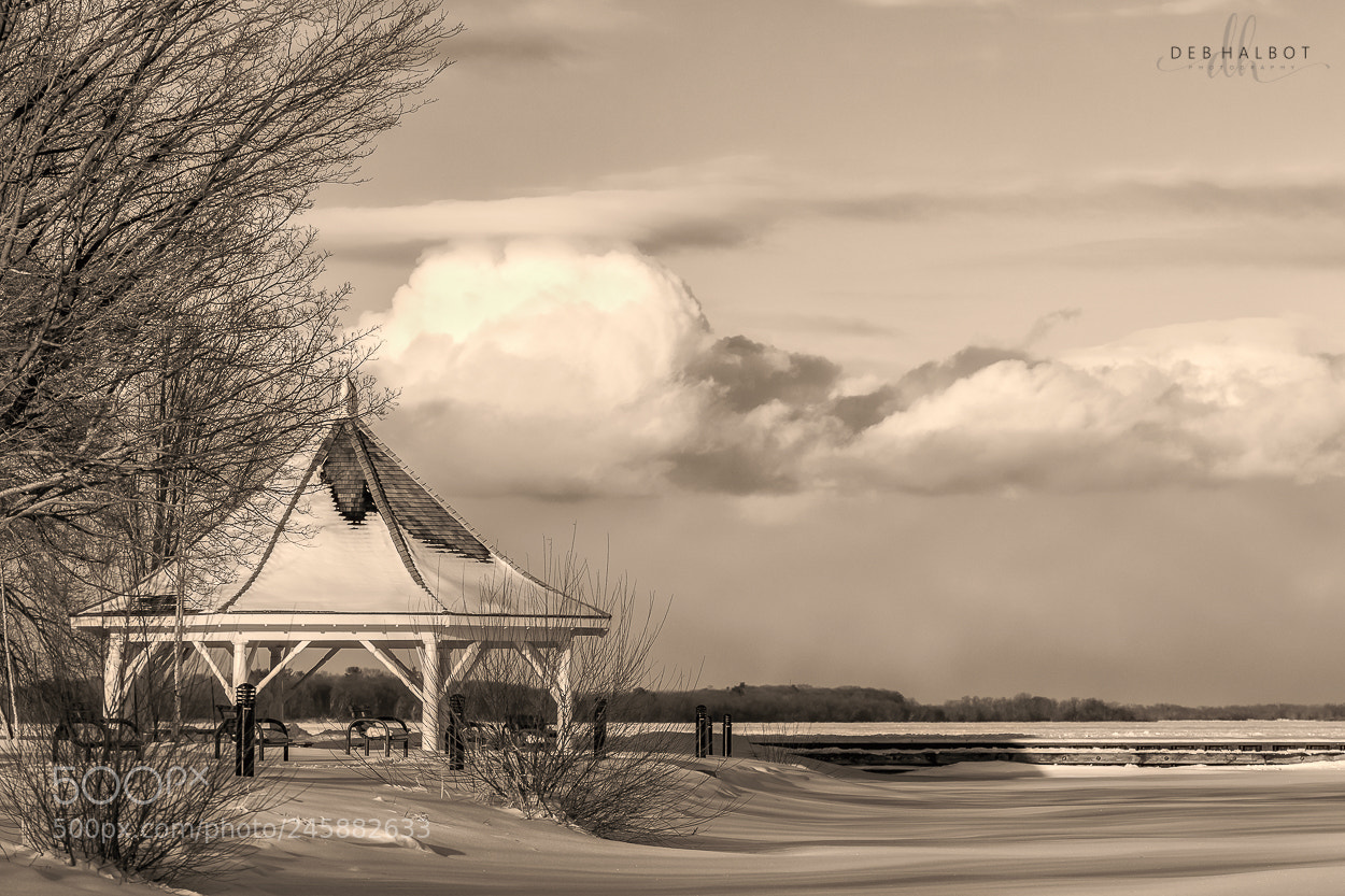 Canon EOS 7D Mark II sample photo. Classic couchiching cloudscape photography