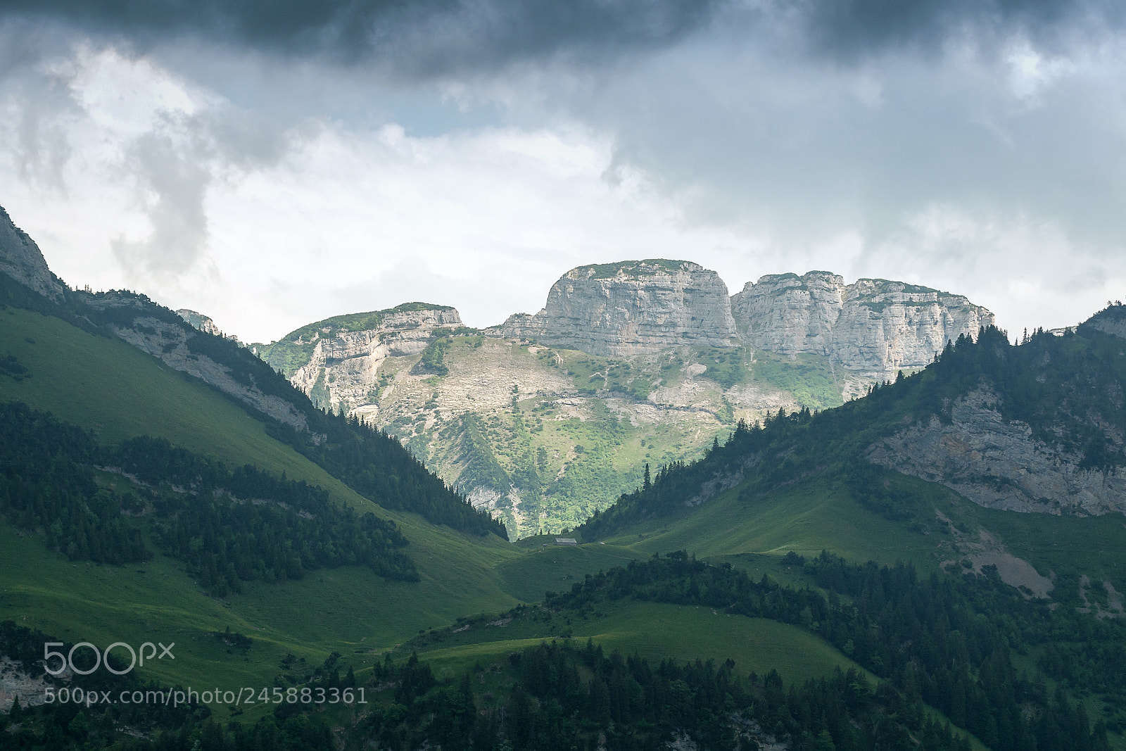 Nikon D5000 sample photo. The alps photography