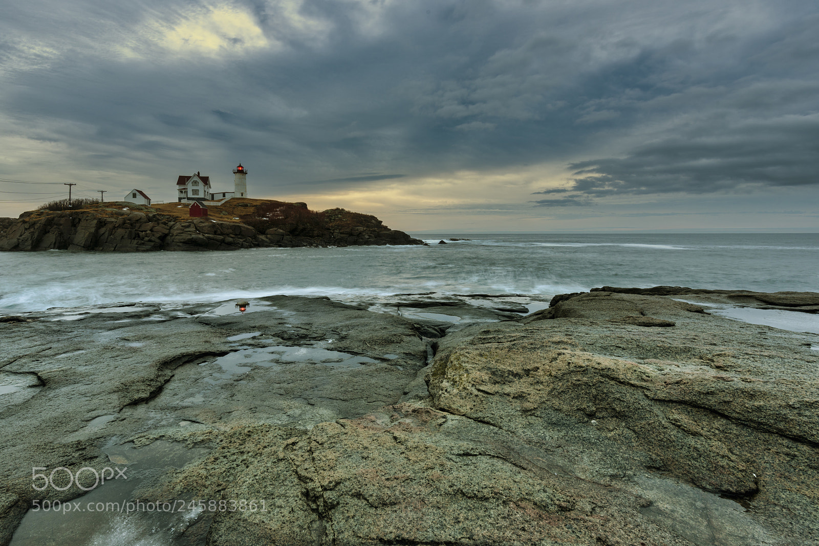 Nikon D810 sample photo. Nubble lighthouse on the photography