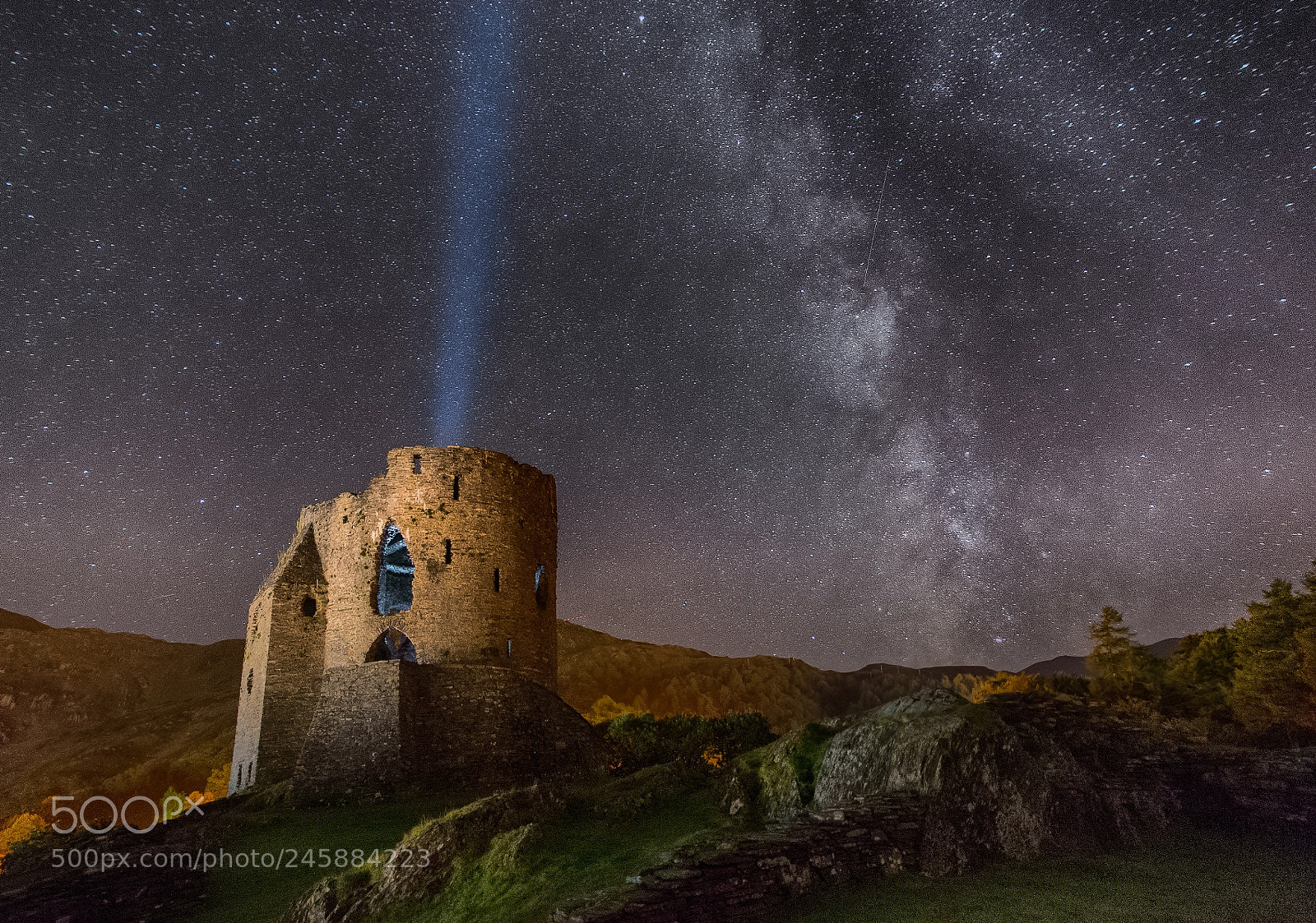 Nikon D610 sample photo. Dolbadarn castle photography