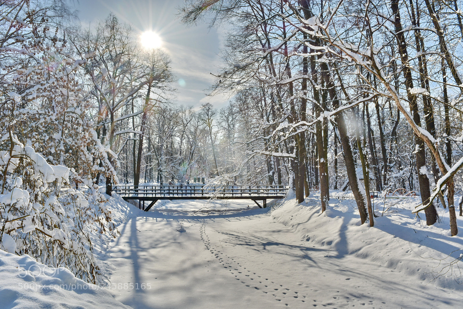 Nikon D5200 sample photo. Winter landscape photography