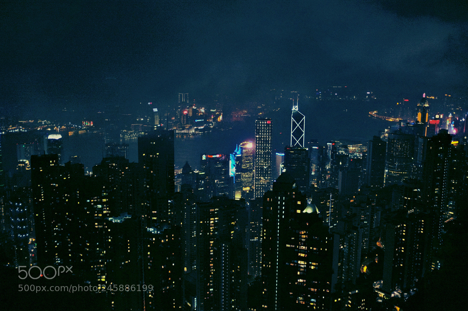 Fujifilm FinePix X100 sample photo. Hong kong victoria peak photography