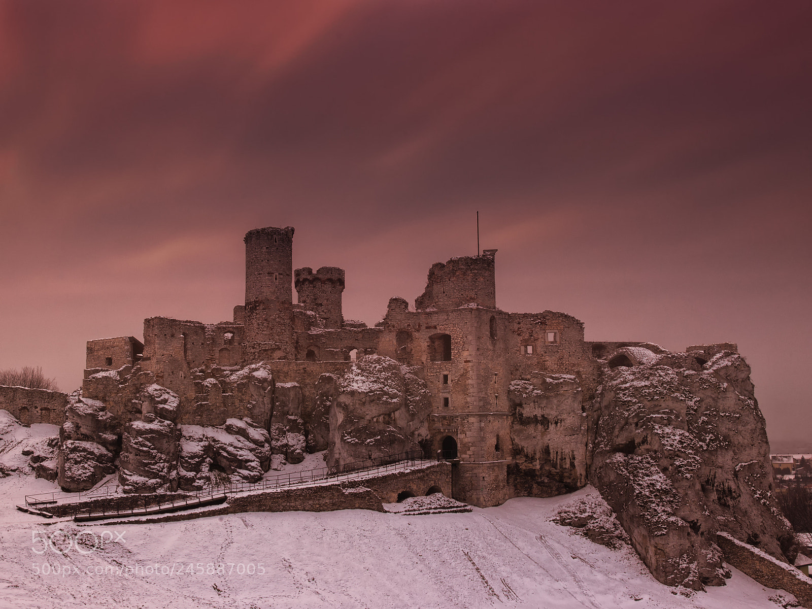 Nikon D610 sample photo. Pink twilight photography