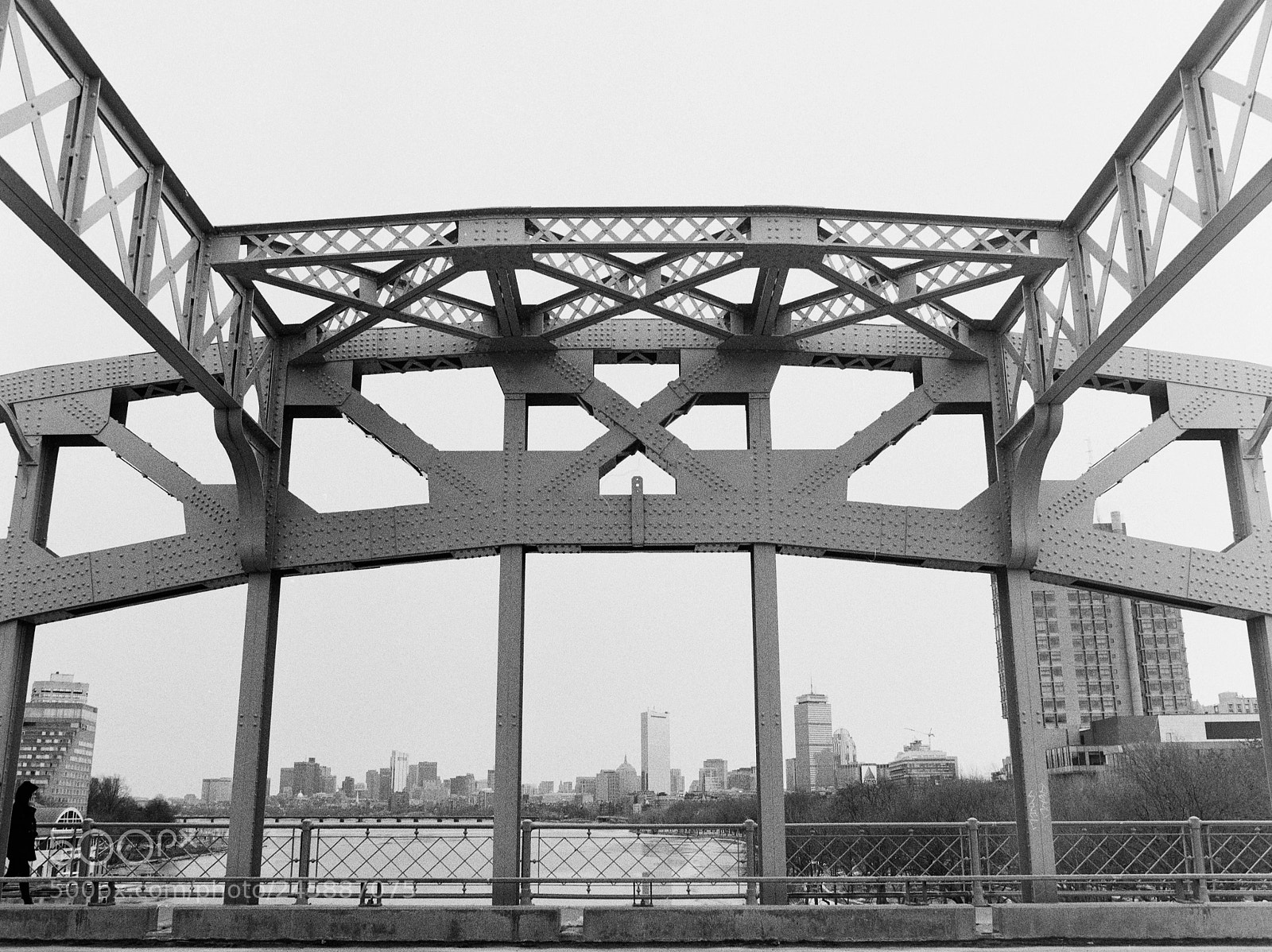 Sony a7R sample photo. Bu bridge girders photography