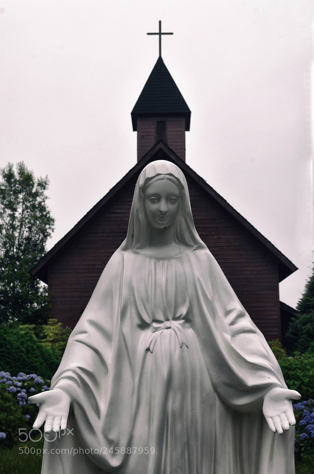 Nikon D5100 sample photo. Chilean chapel photography