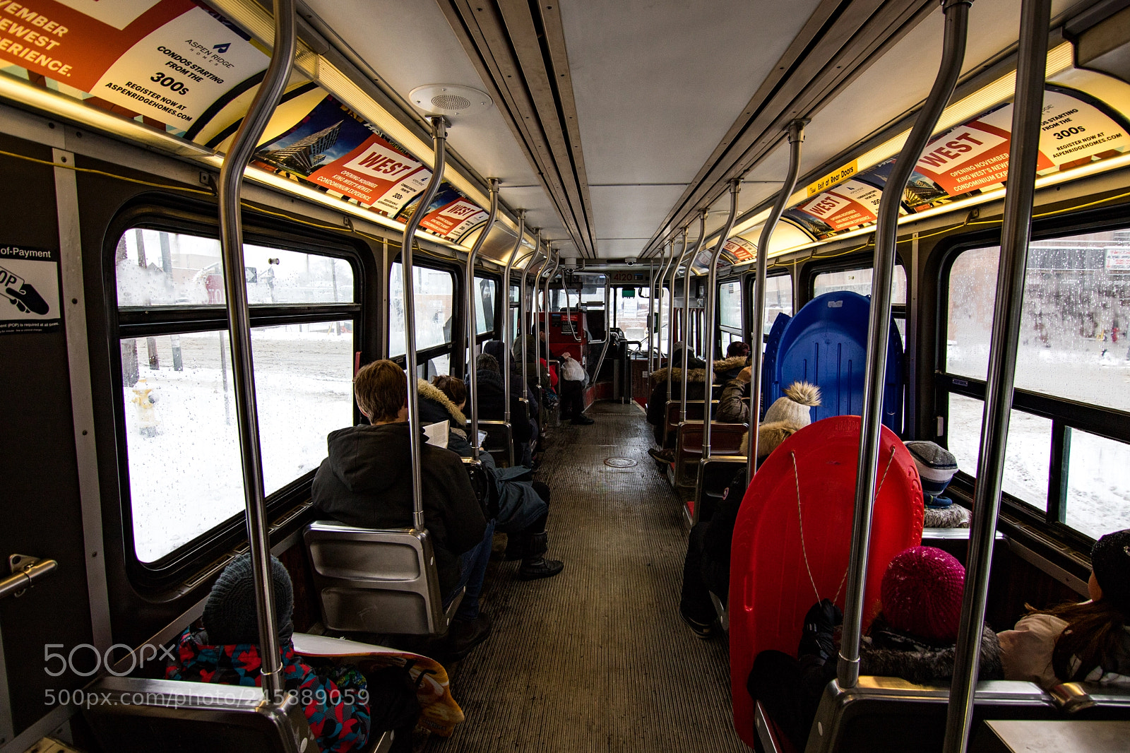 Canon EOS 6D Mark II sample photo. Toronto ttc street car photography