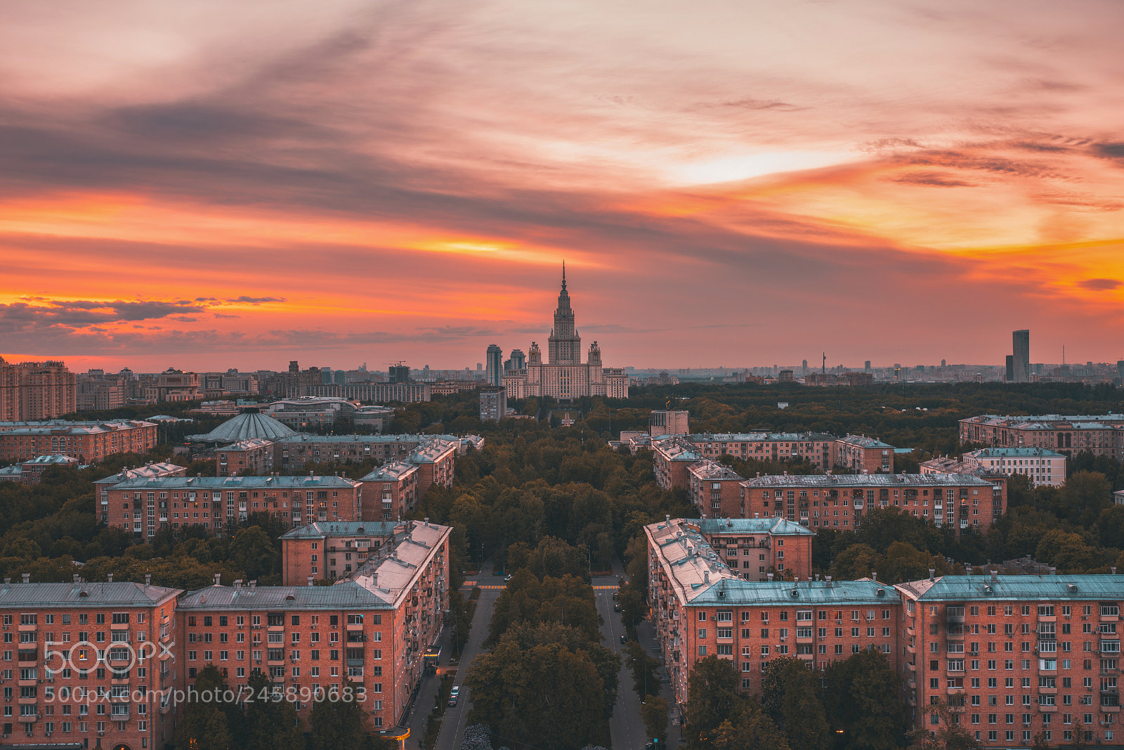 Sony a7R II sample photo. Moscow state university photography