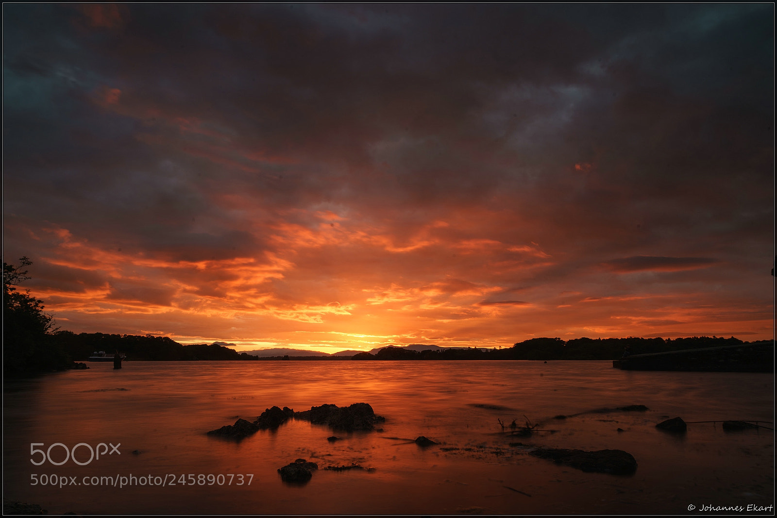 Sony a7 sample photo. Lough leane sunset photography