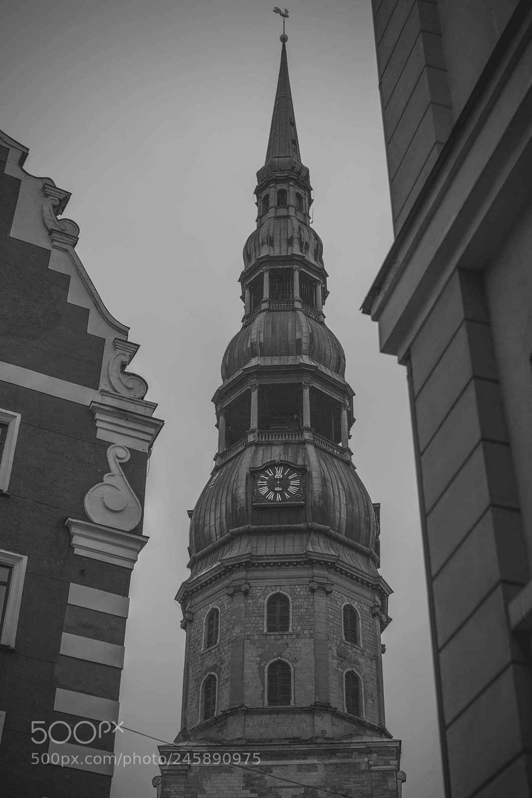 Canon EOS 7D Mark II sample photo. Riga b&w photography