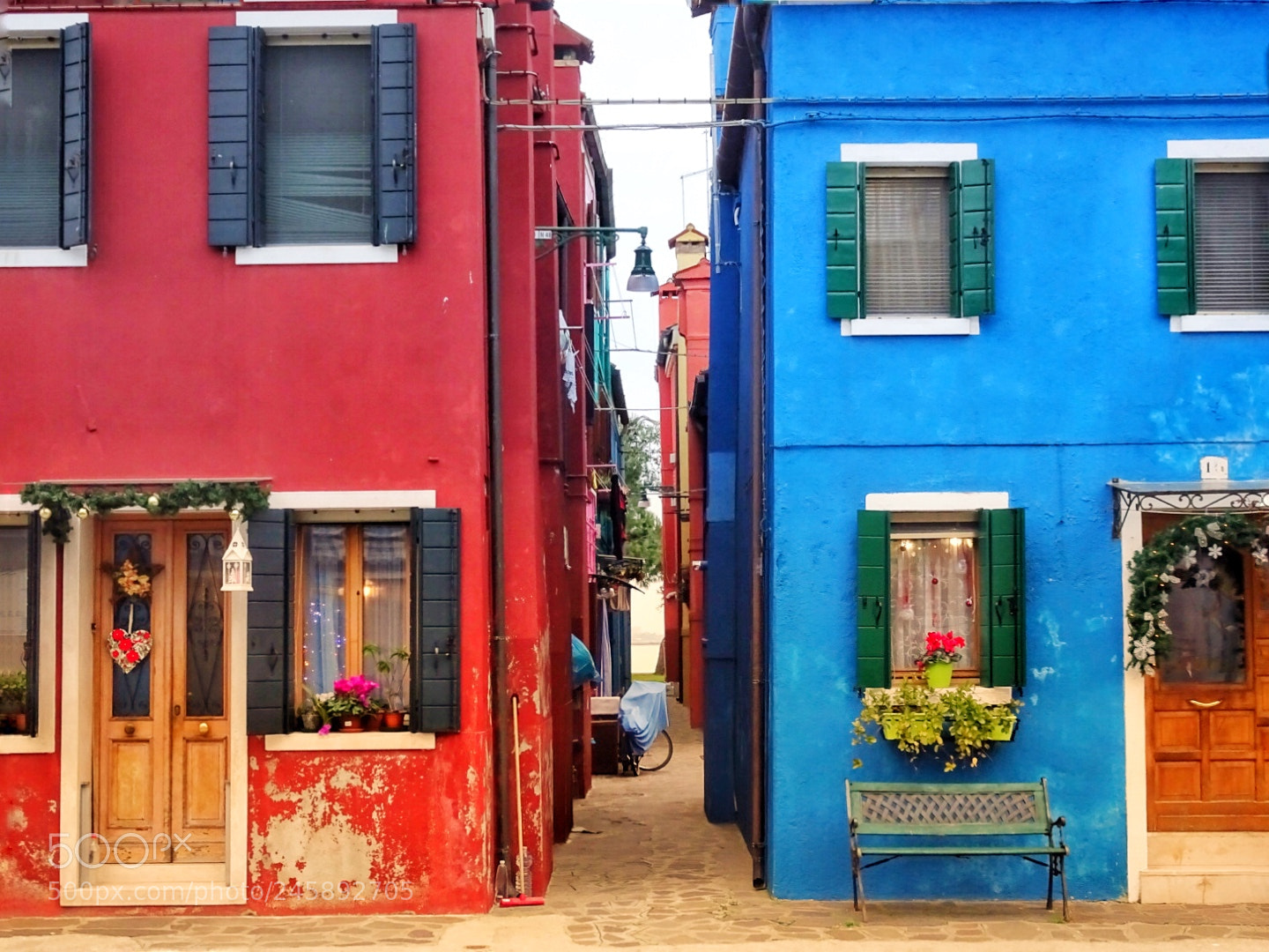 Sony Cyber-shot DSC-HX90V sample photo. Burano houses - venice 12/2017 photography