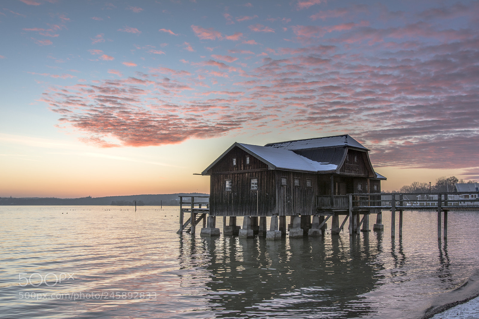 Nikon D5200 sample photo. Evening at the ammersee. photography
