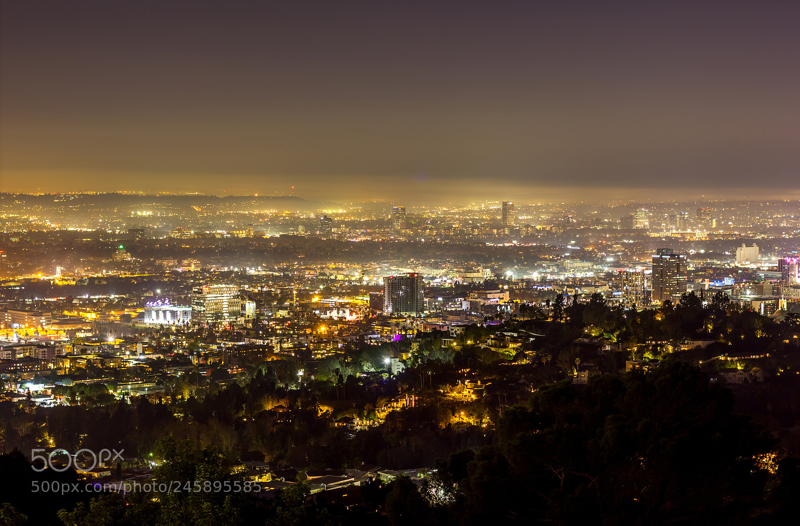 Canon EOS 550D (EOS Rebel T2i / EOS Kiss X4) sample photo. Los angeles at night photography