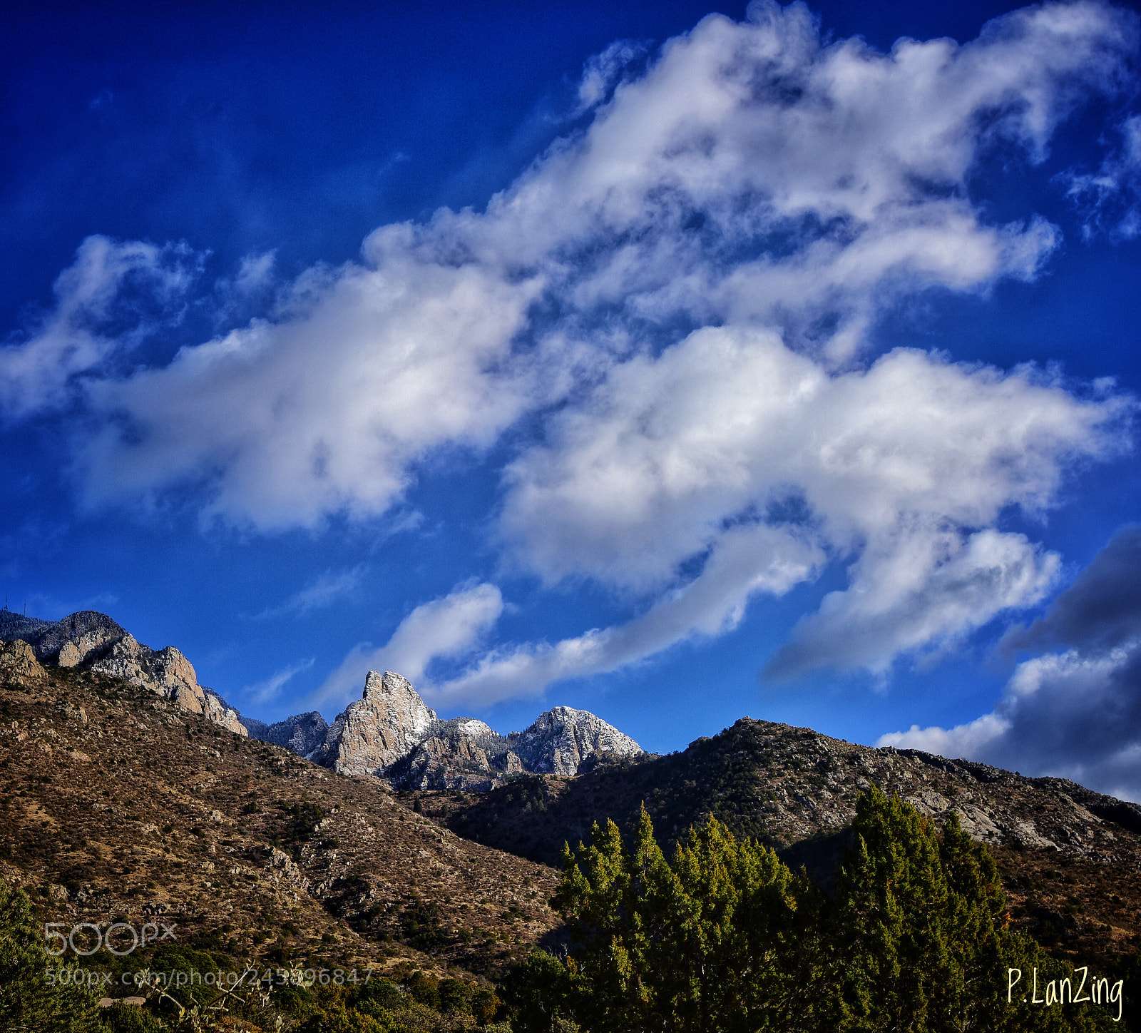 Nikon D810 sample photo. Sandia and clouds photography