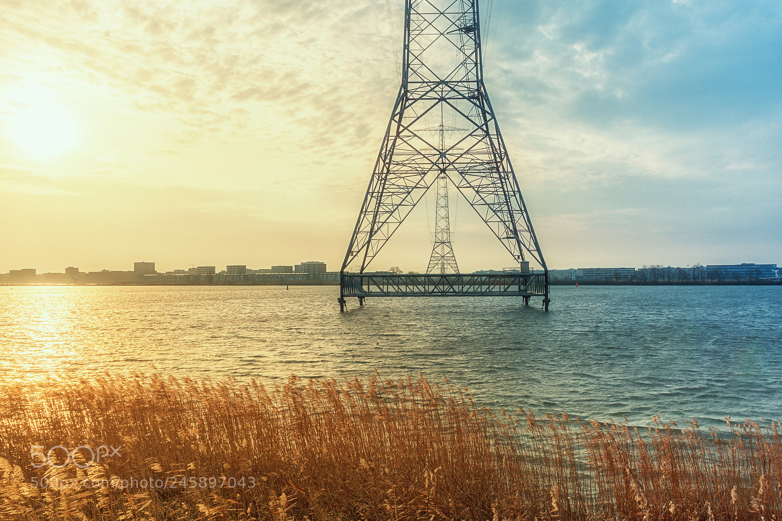 Nikon D7100 sample photo. Electricity poles in the photography