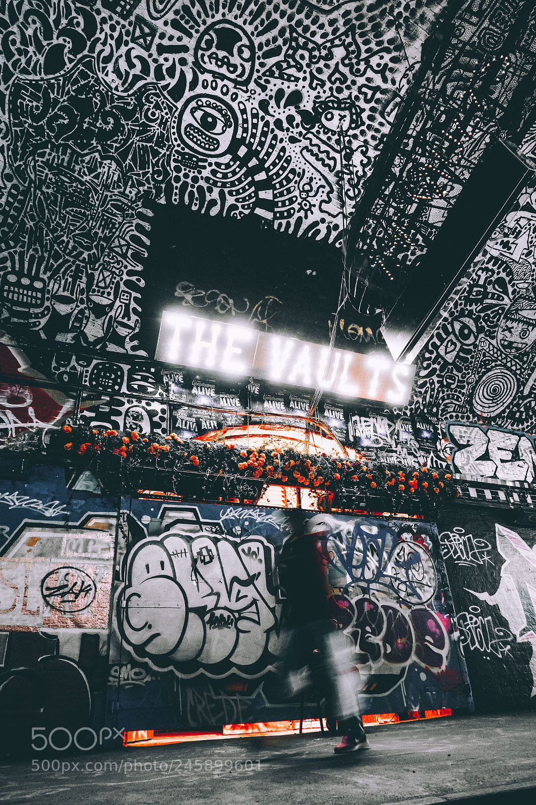 Sony Cyber-shot DSC-RX10 II sample photo. Banksy tunnel photography