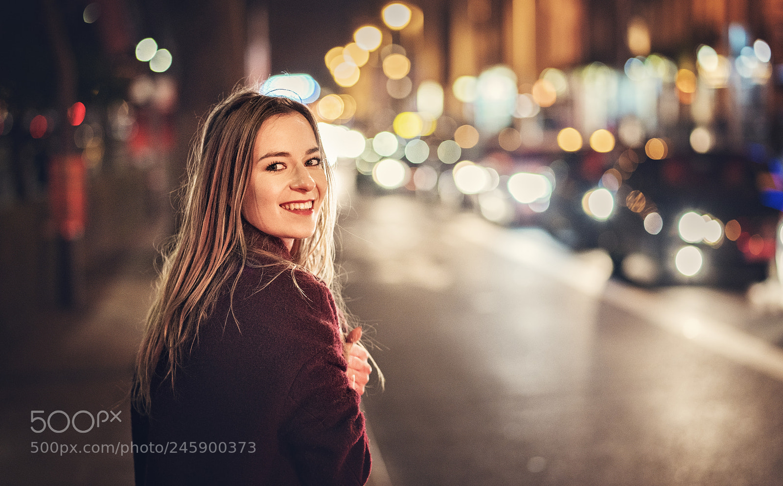 Sony a7R II sample photo. City lights photography