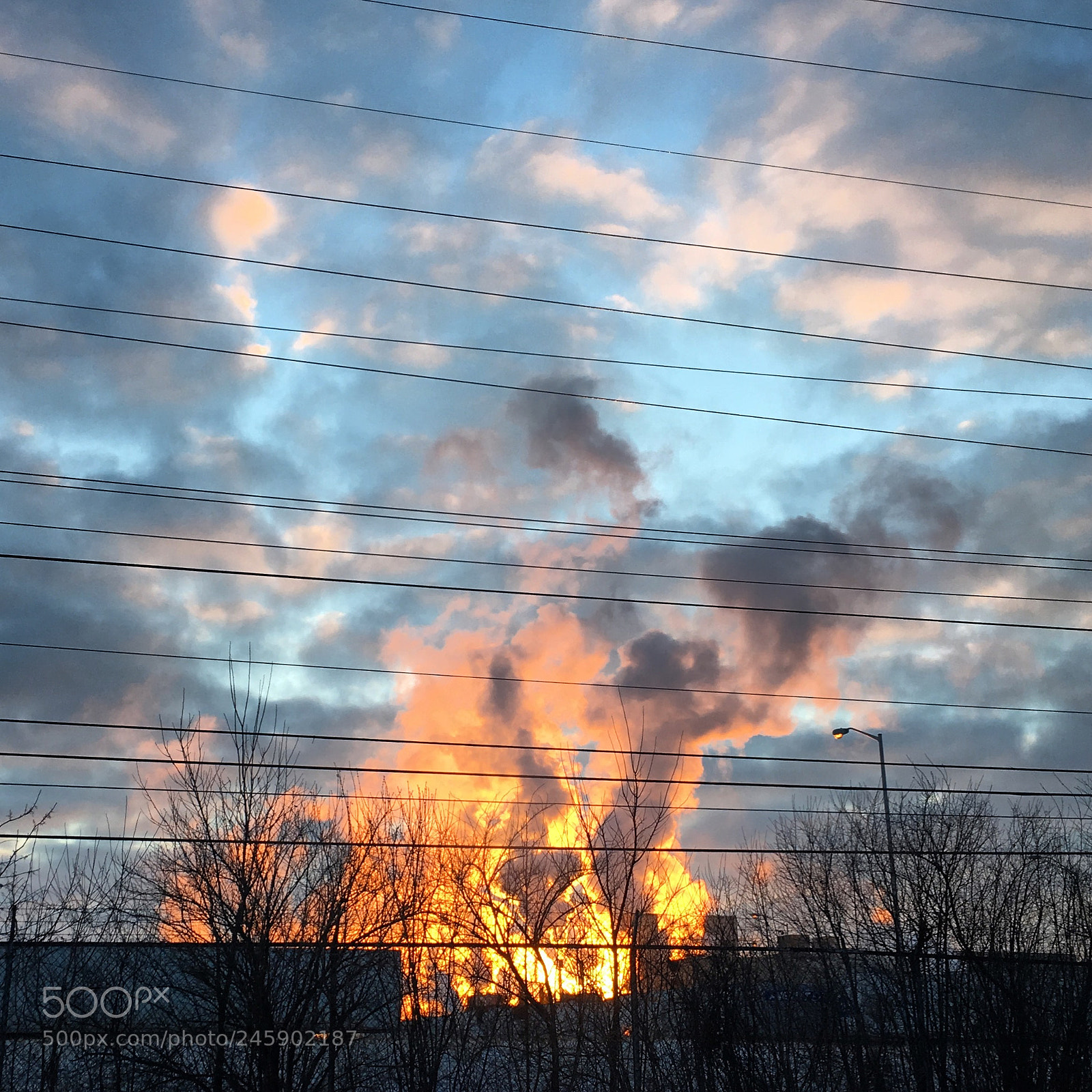 Apple iPhone SE sample photo. Industrial sunrise photography