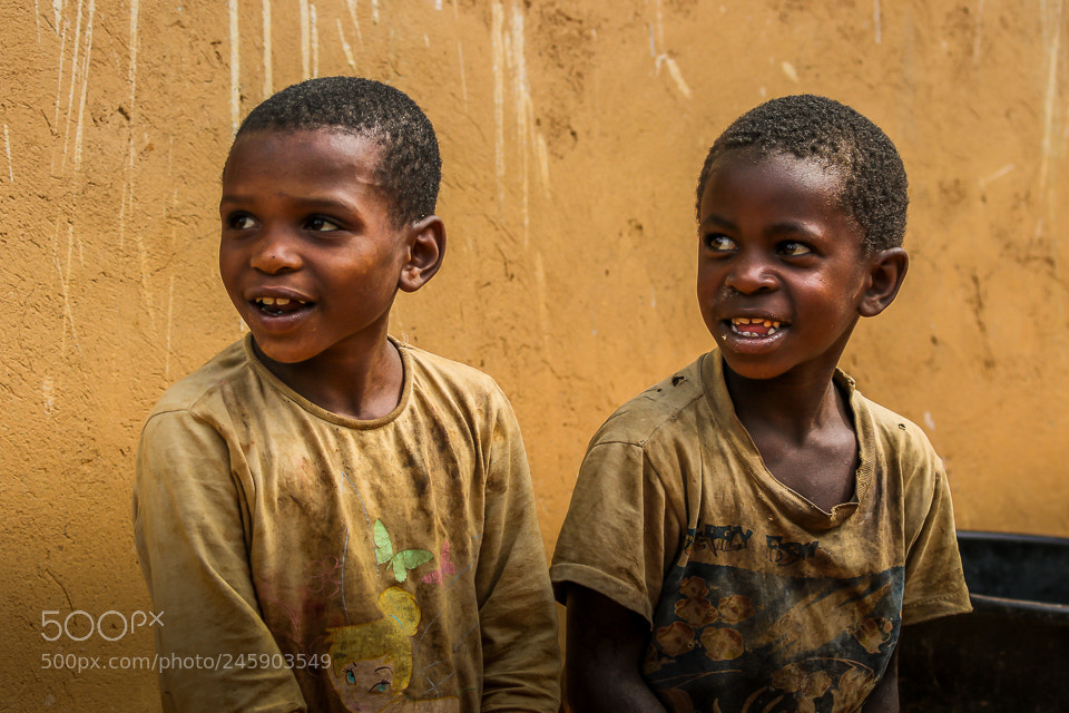 Canon EOS 7D Mark II sample photo. Little africian boys photography