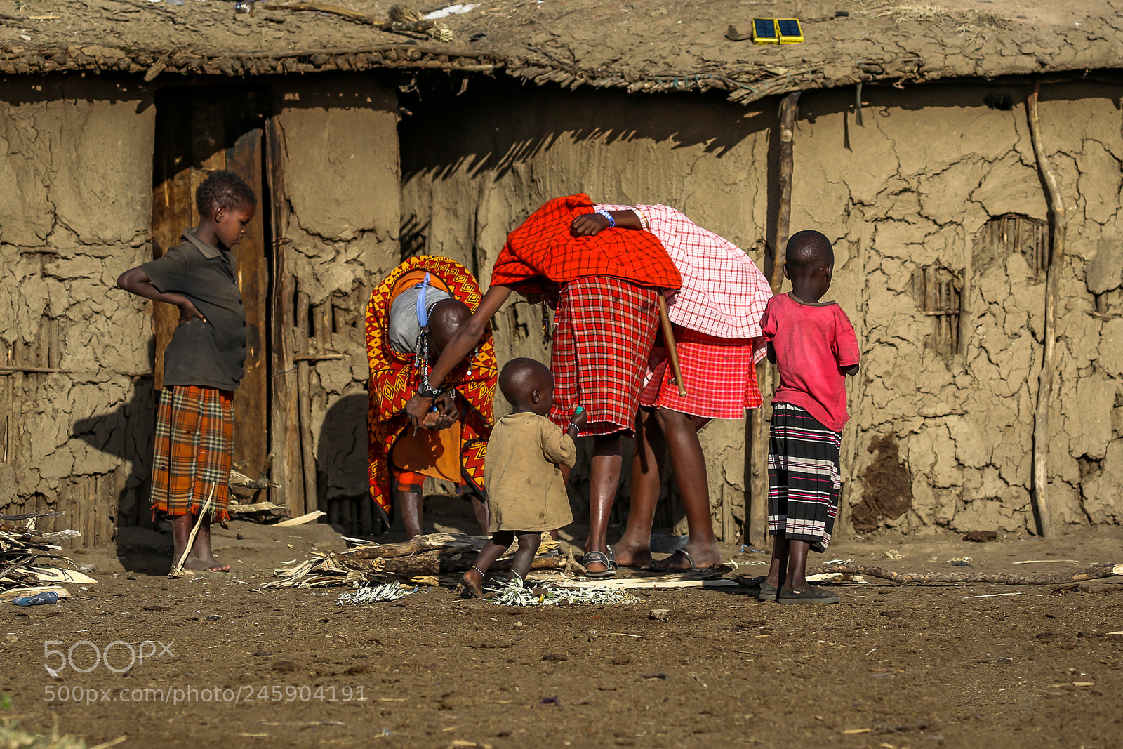 Canon EOS 7D Mark II sample photo. Masai village photography