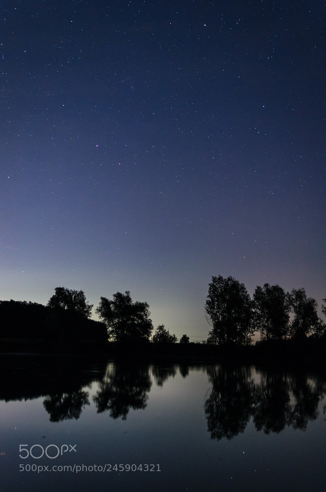 Nikon D5100 sample photo. Night on a lake photography