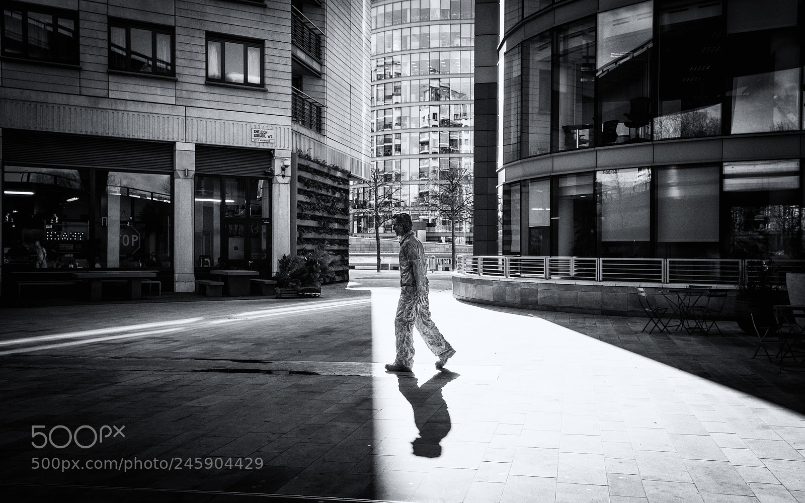 Fujifilm X100F sample photo. Walking man photography