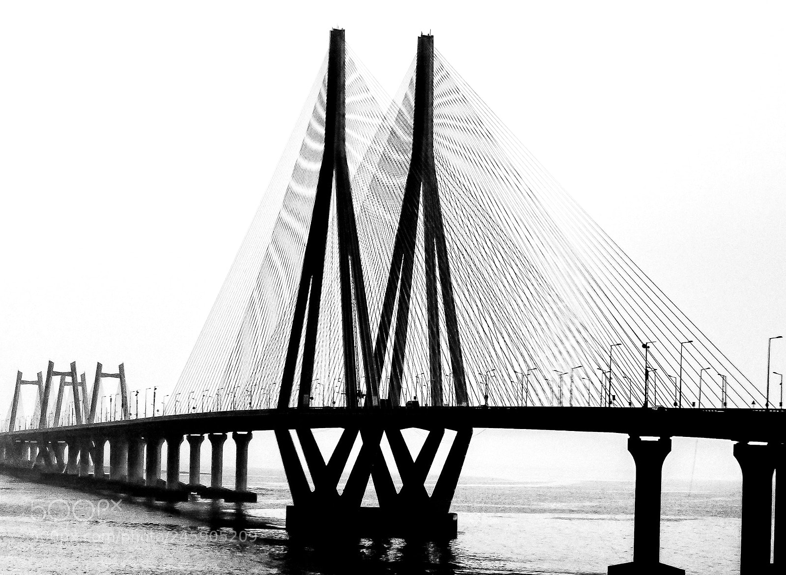 Nikon D850 sample photo. Sea link bridge, mumbai photography