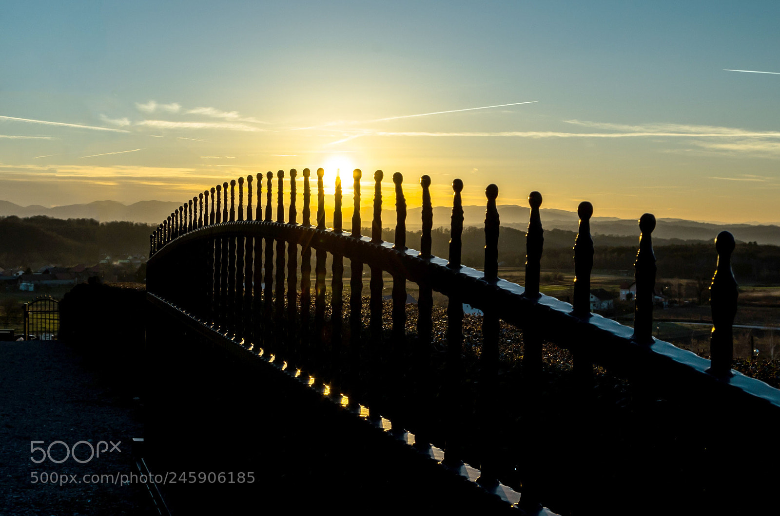Pentax K-5 II sample photo. Steel fence photography