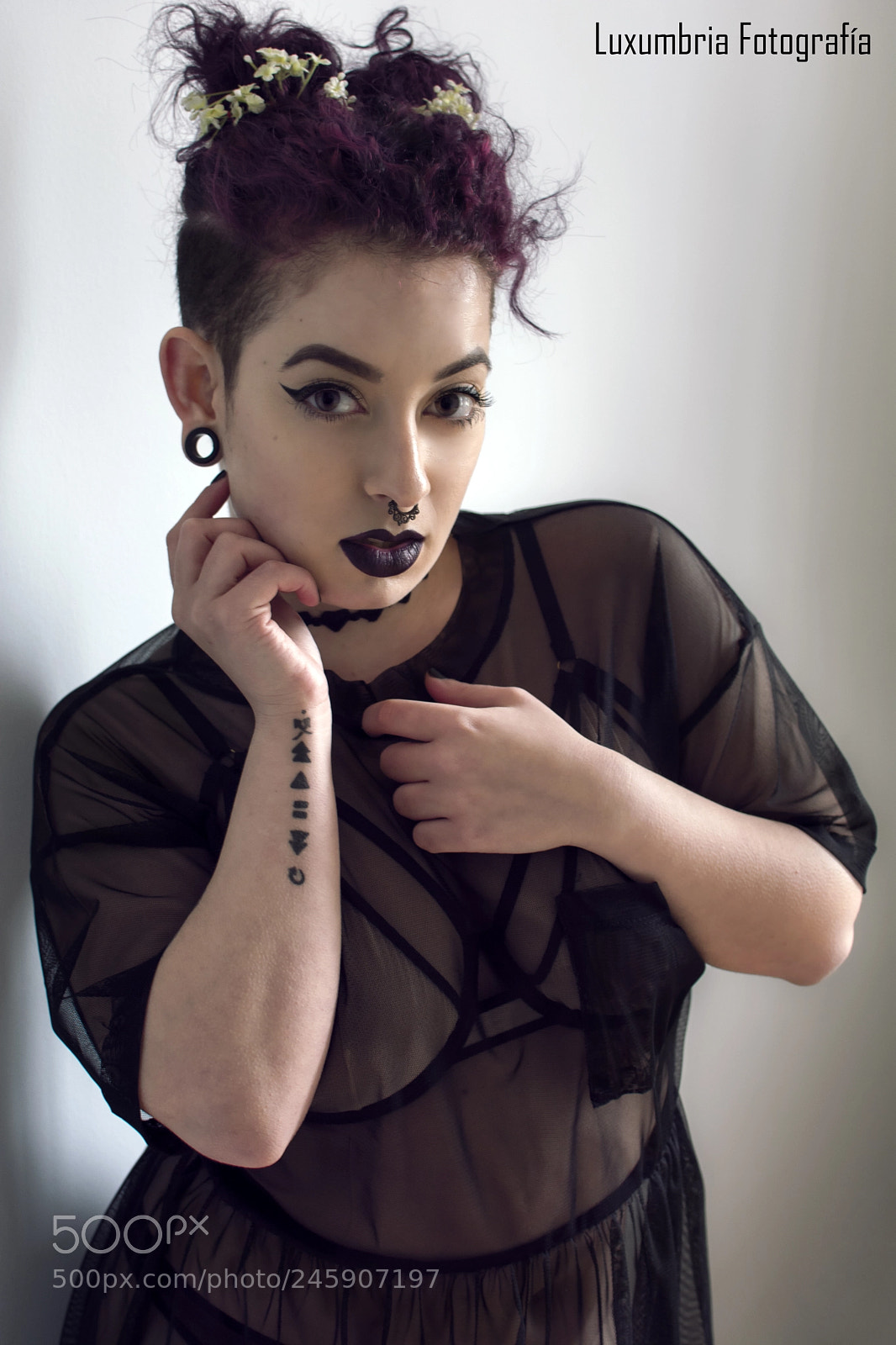 Nikon D7100 sample photo. Girl in black photography