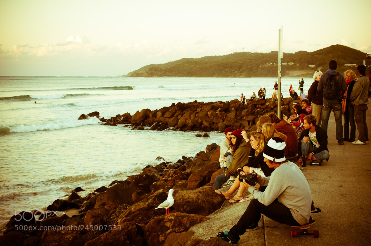 Nikon D90 sample photo. Byron sunset photography