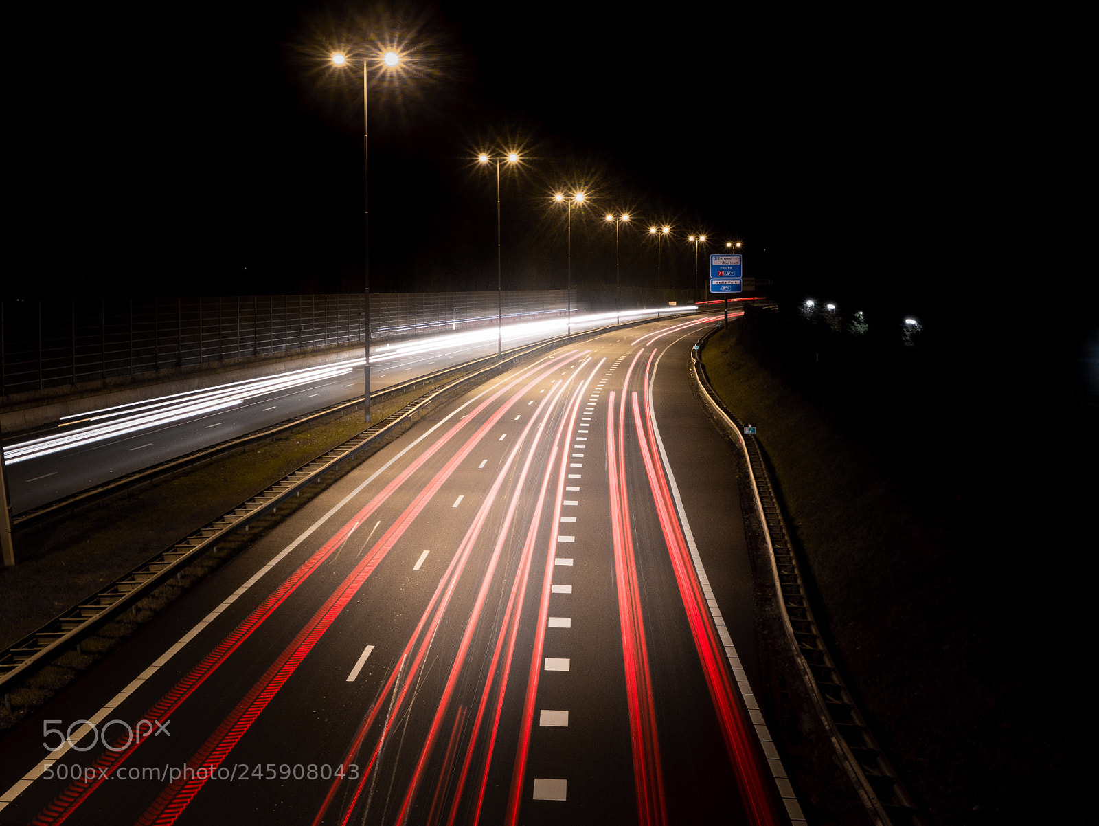 Panasonic Lumix DMC-G85 (Lumix DMC-G80) sample photo. Light trail 1 photography