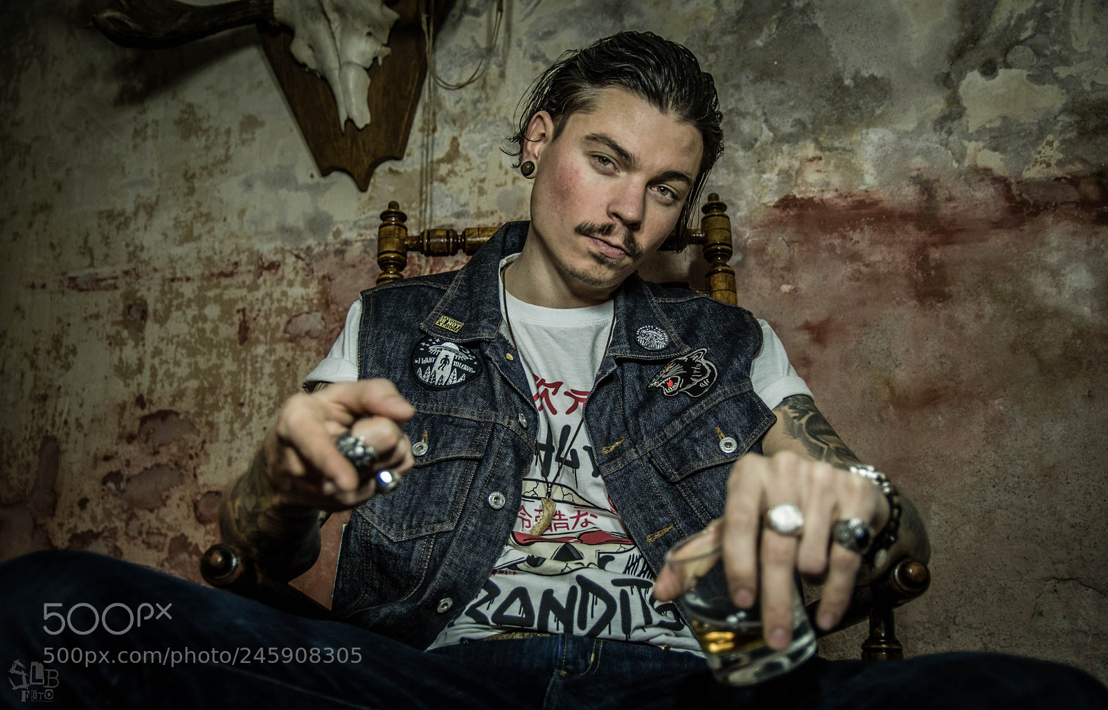Nikon D500 sample photo. Hampus, swedish tattoo artist. photography