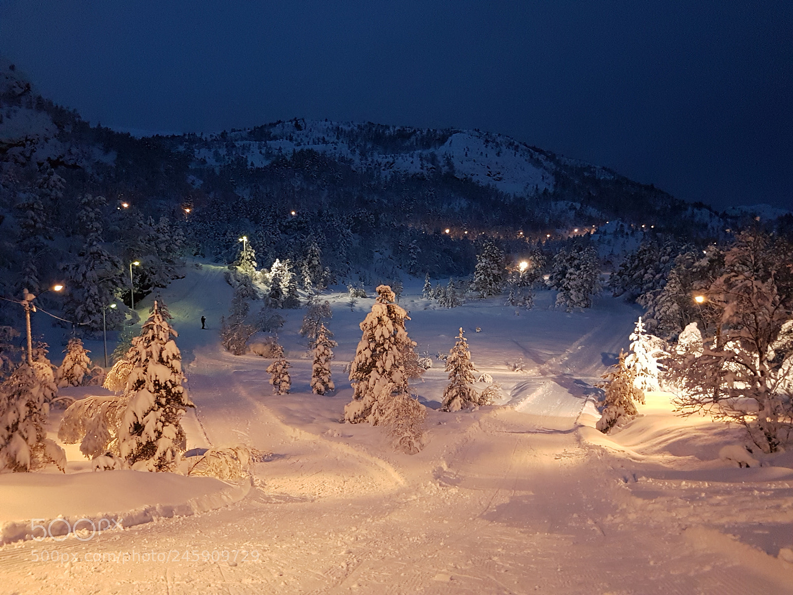Samsung Galaxy S7 sample photo. Gullbotn by night photography