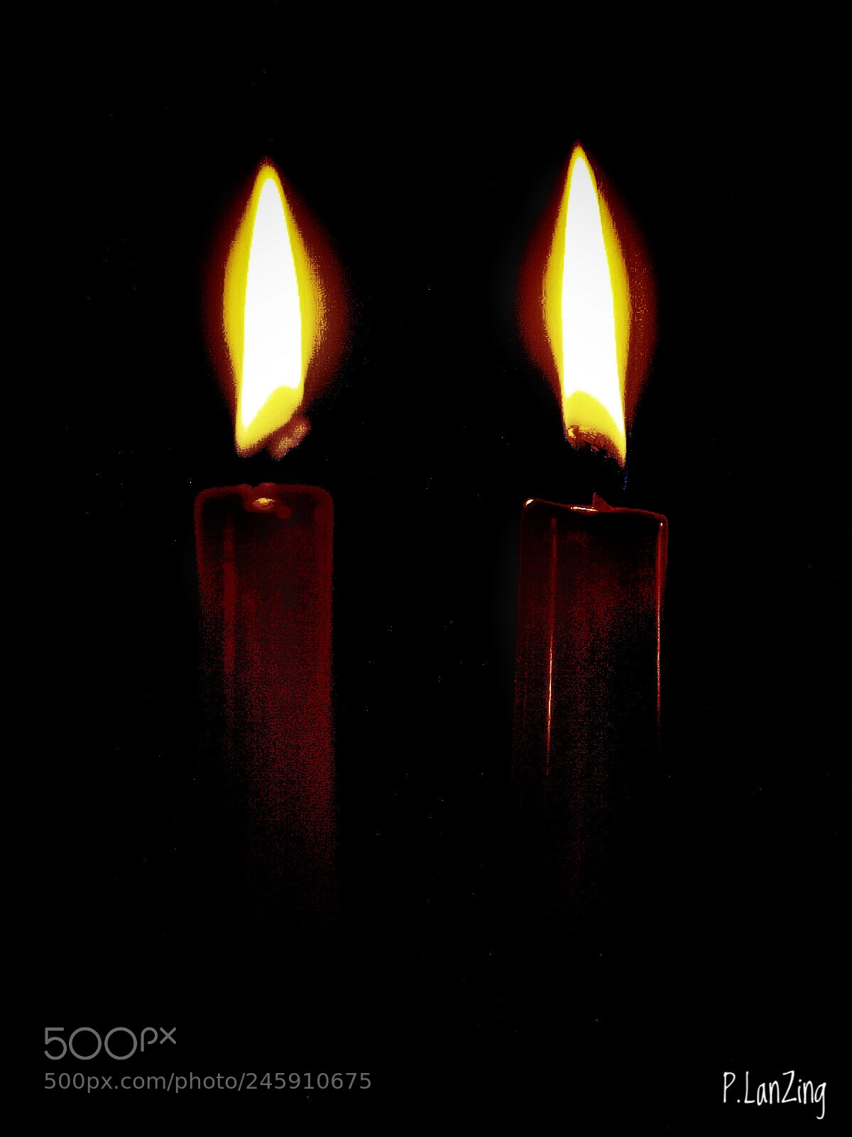 Olympus E-3 sample photo. Two tiny lights in photography