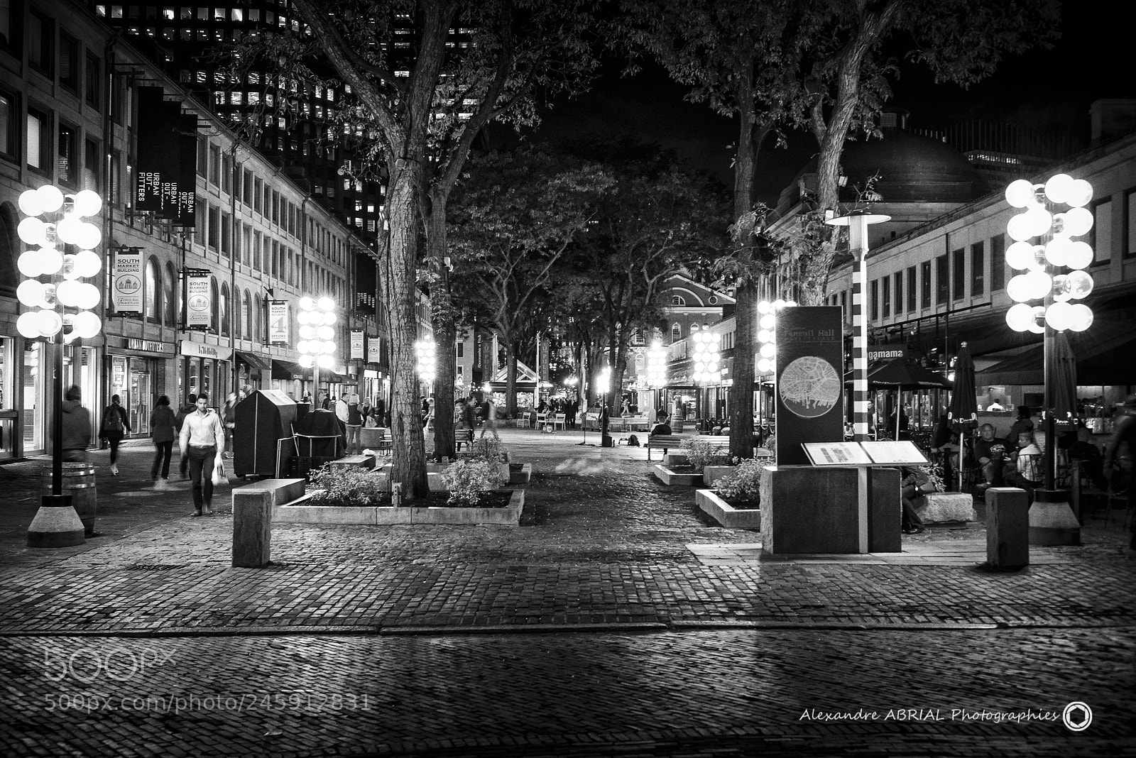 Nikon D800 sample photo. Quincy market boston photography