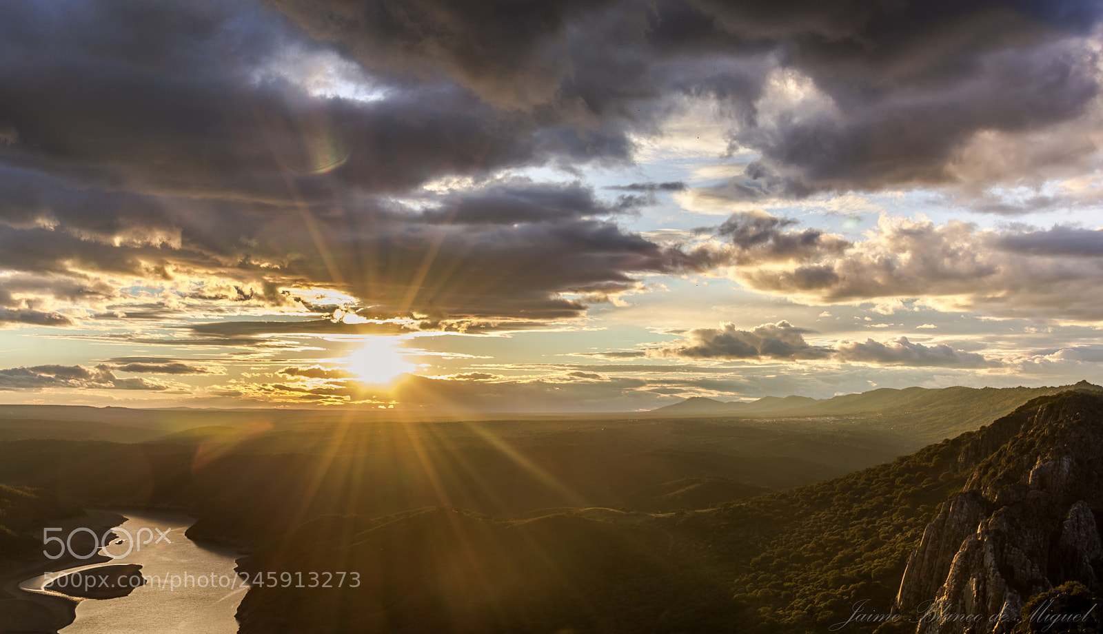 Nikon D7100 sample photo. Atardecer en monfragüe photography